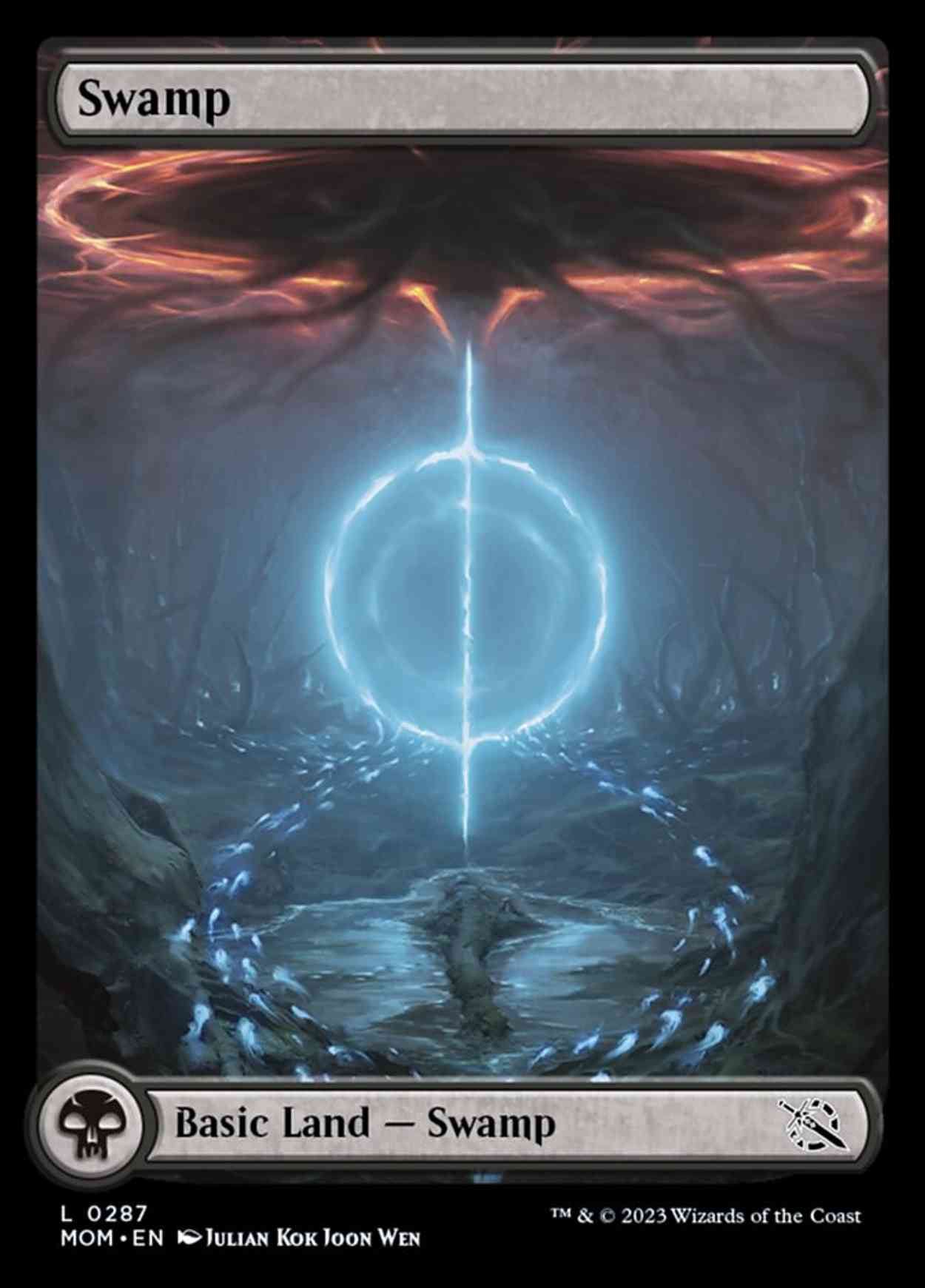 Swamp (0287) magic card front