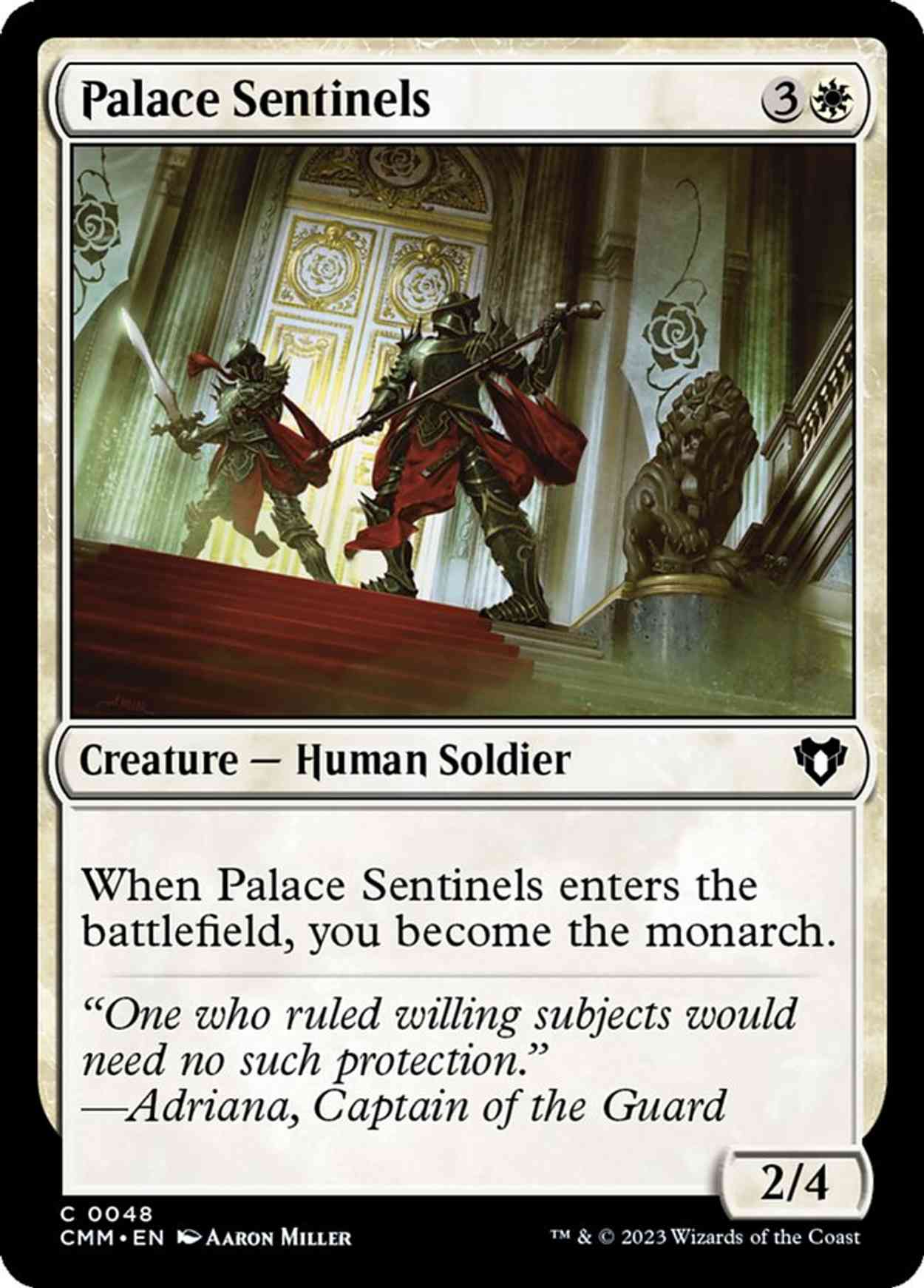 Palace Sentinels magic card front