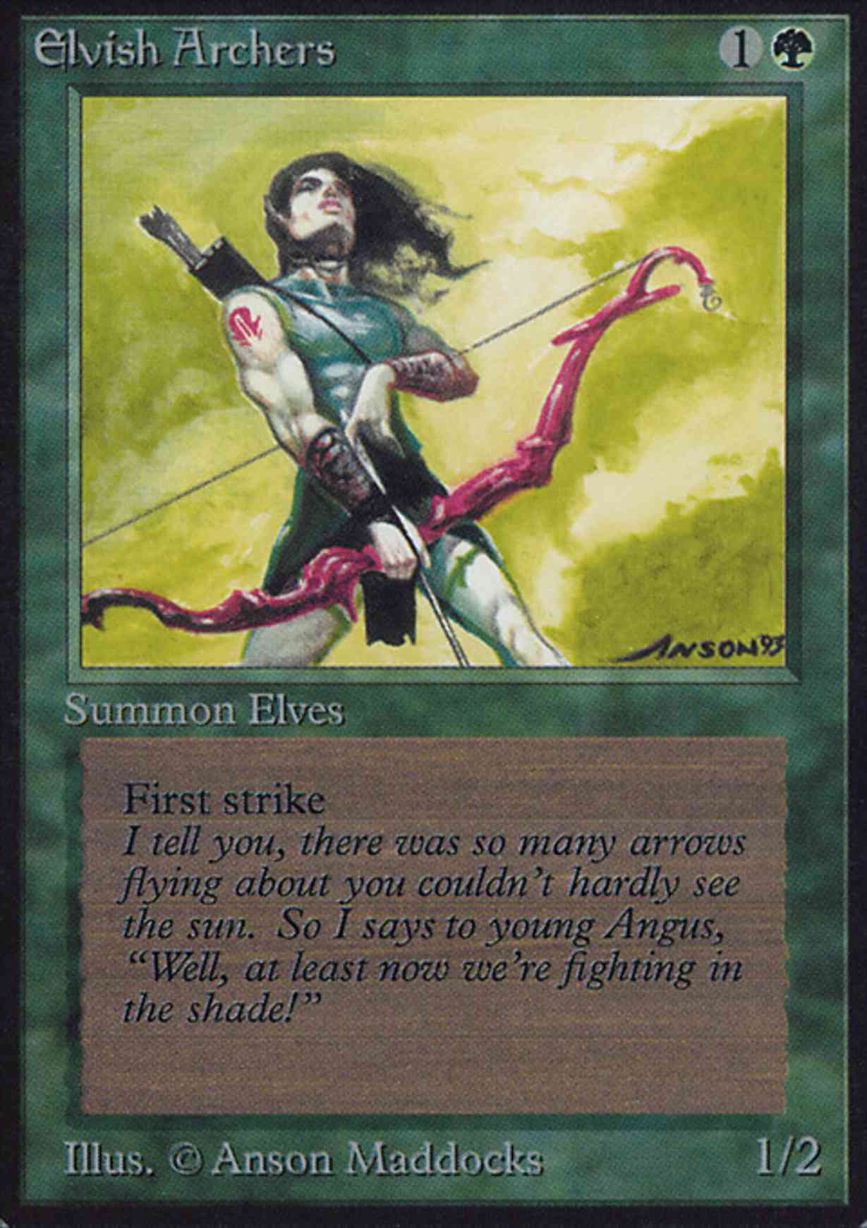 Elvish Archers magic card front