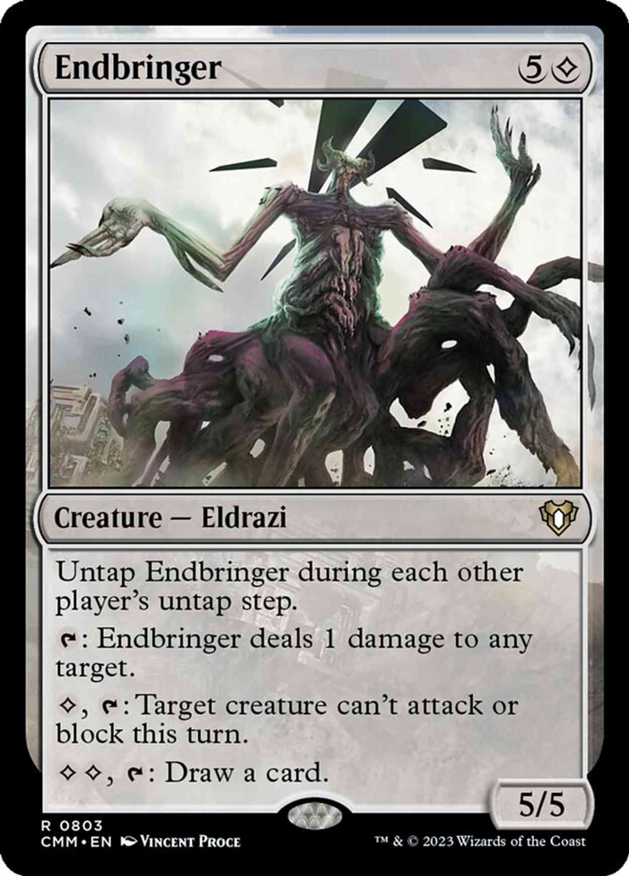 Endbringer magic card front