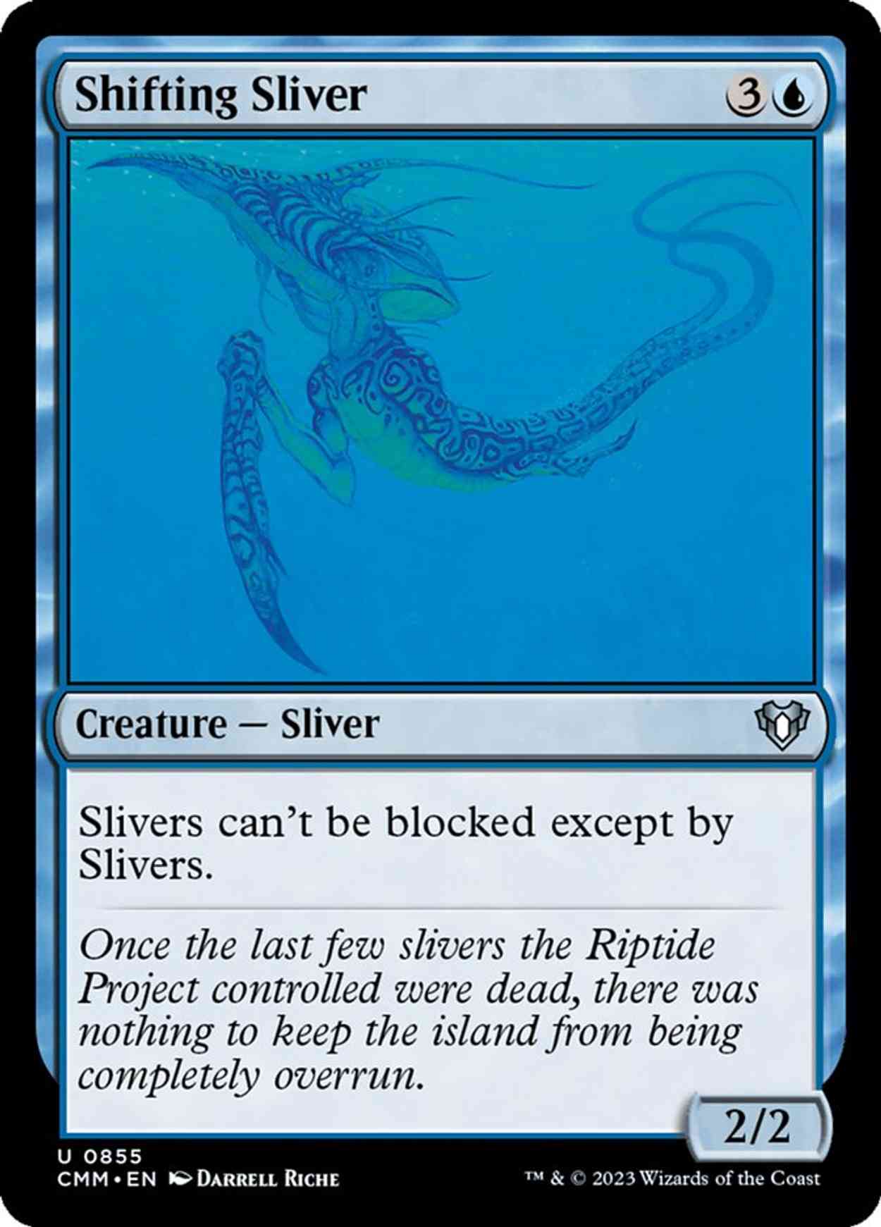 Shifting Sliver magic card front