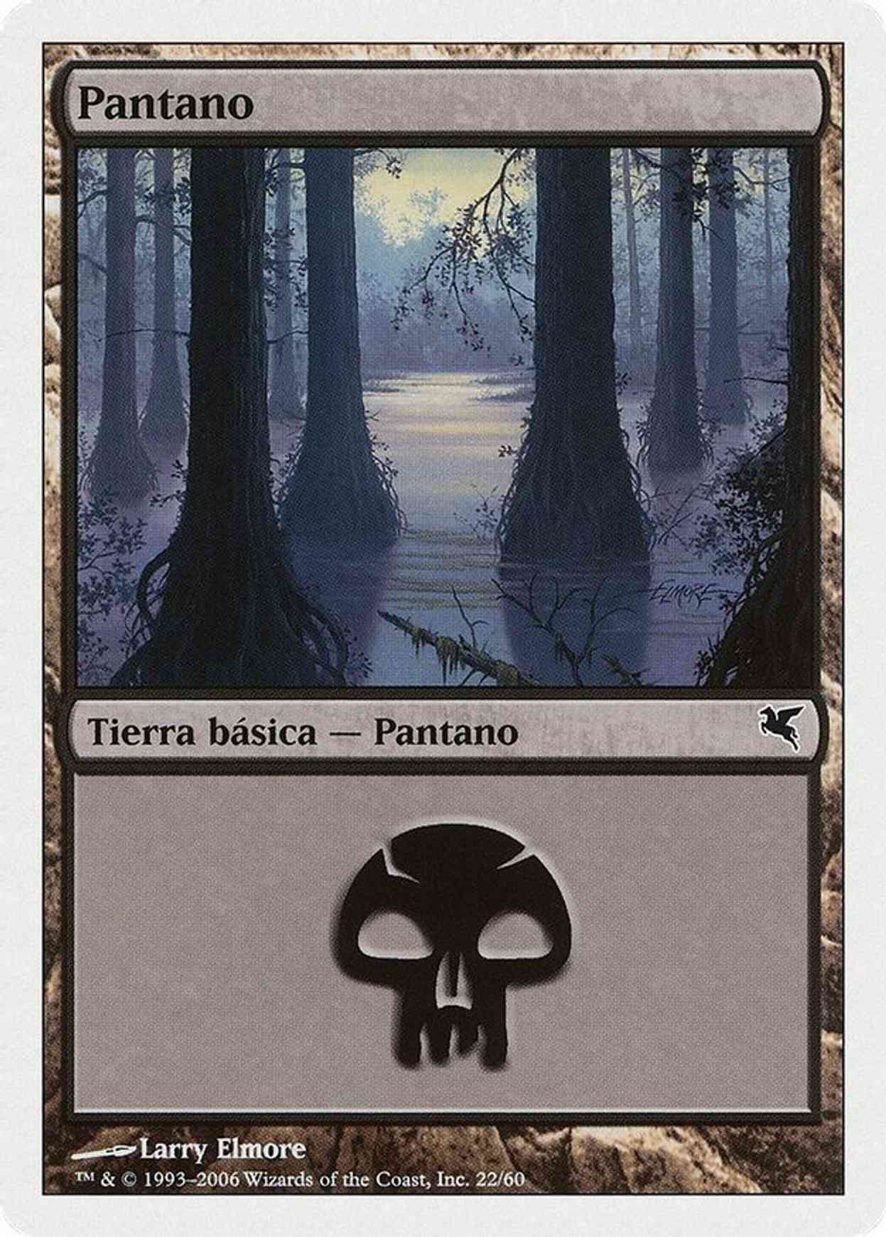 Swamp (Spanish) - "Pantano" (F22) magic card front