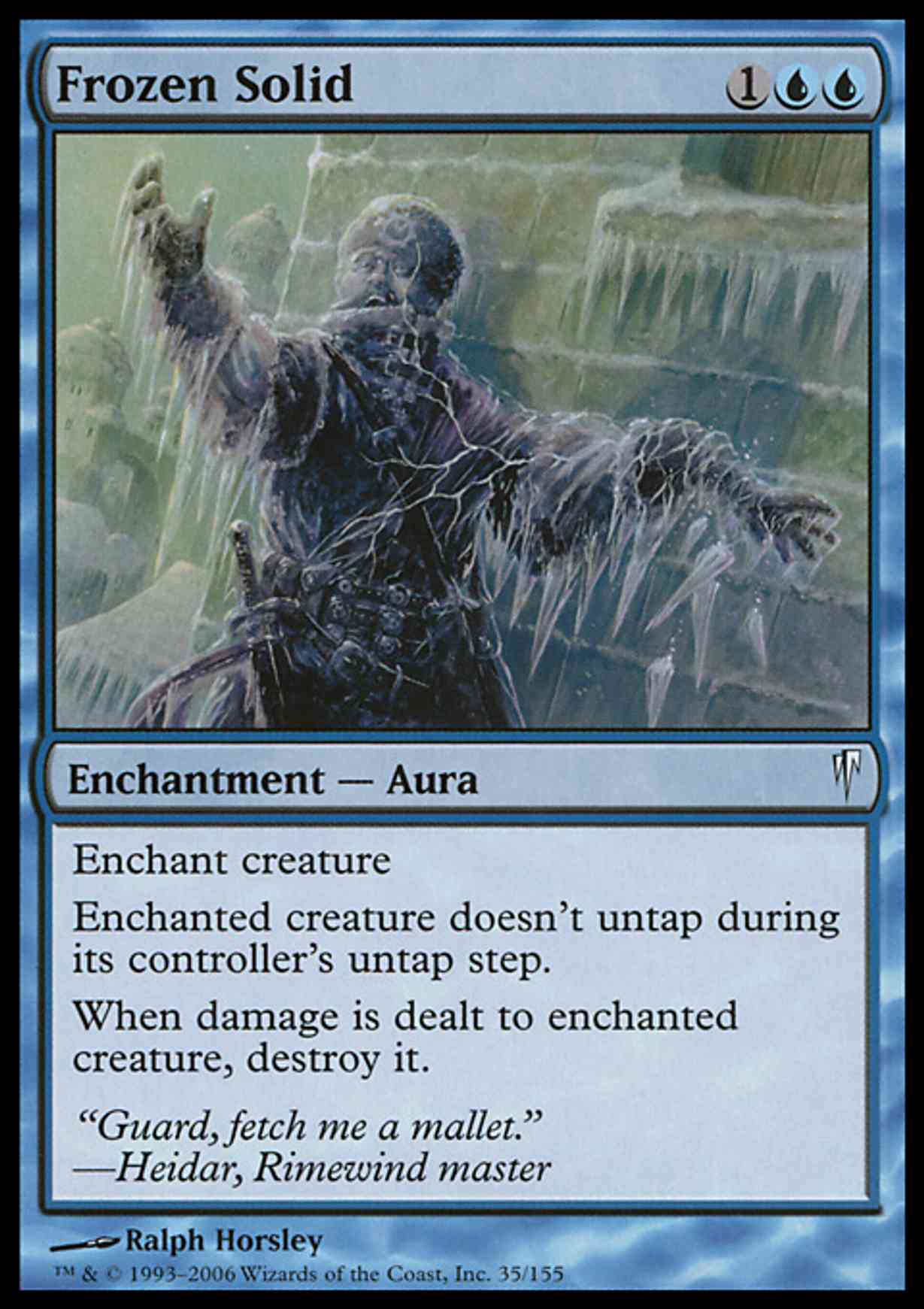 Frozen Solid magic card front