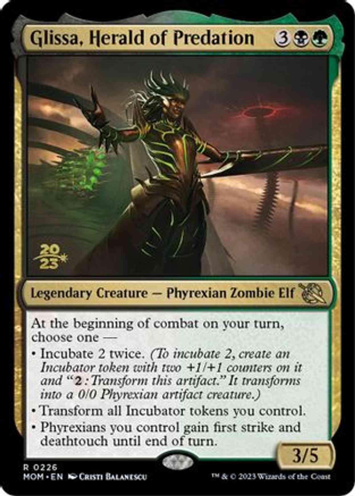 Glissa, Herald of Predation magic card front