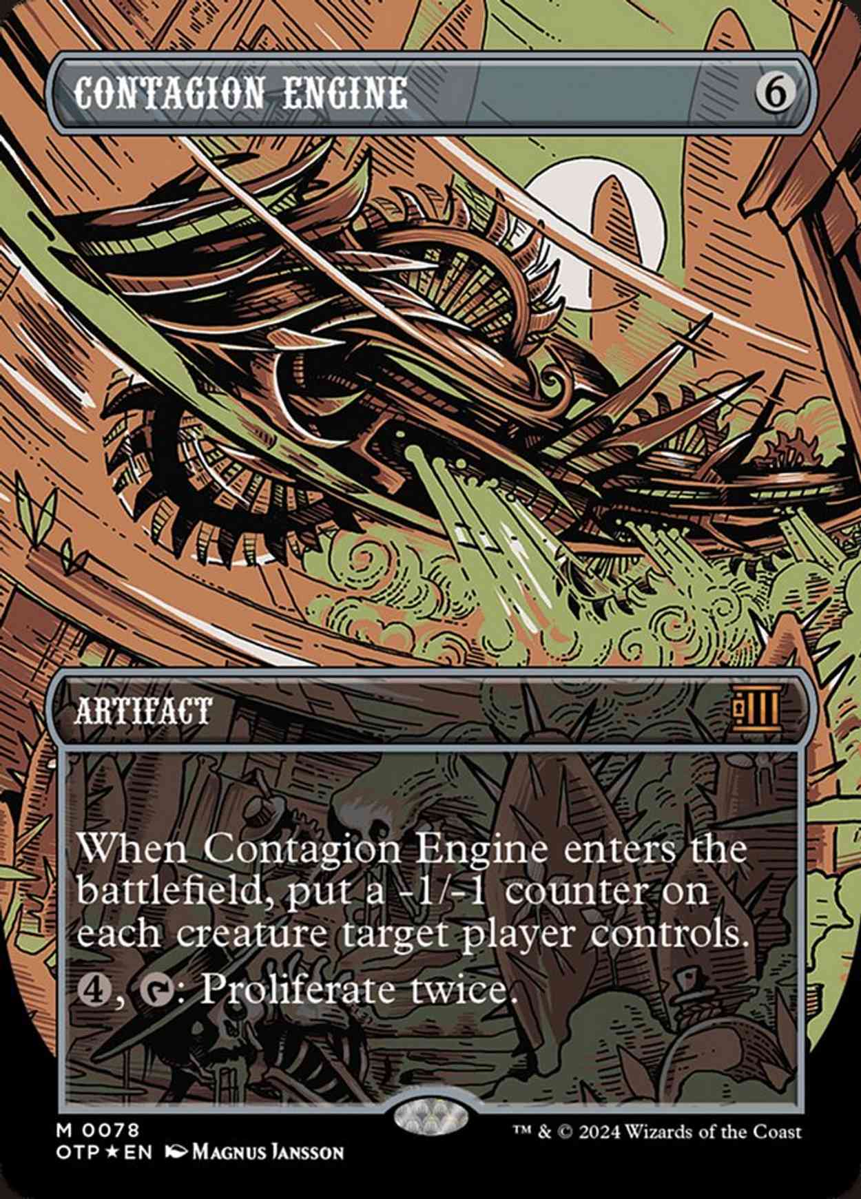 Contagion Engine (Textured Foil) magic card front