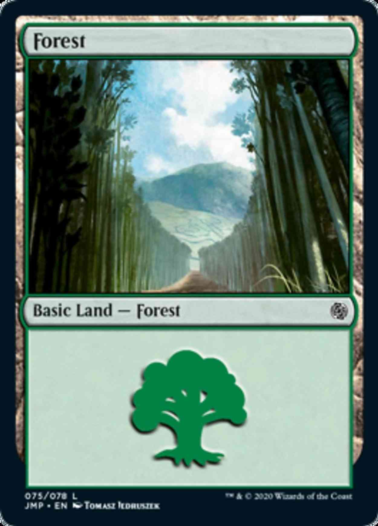 Forest (75) magic card front