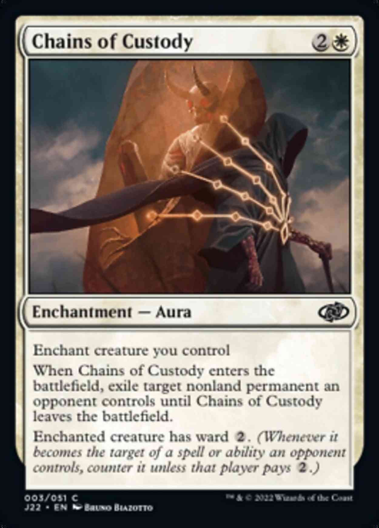 Chains of Custody magic card front