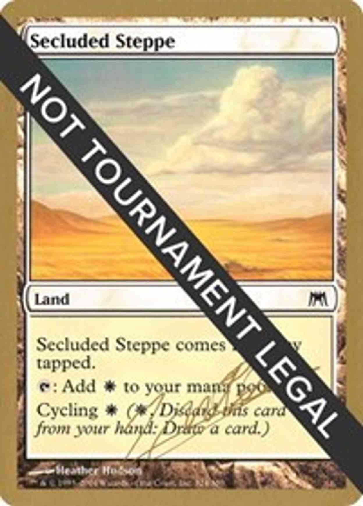Secluded Steppe - 2004 Julien Nuijten (ONS) magic card front