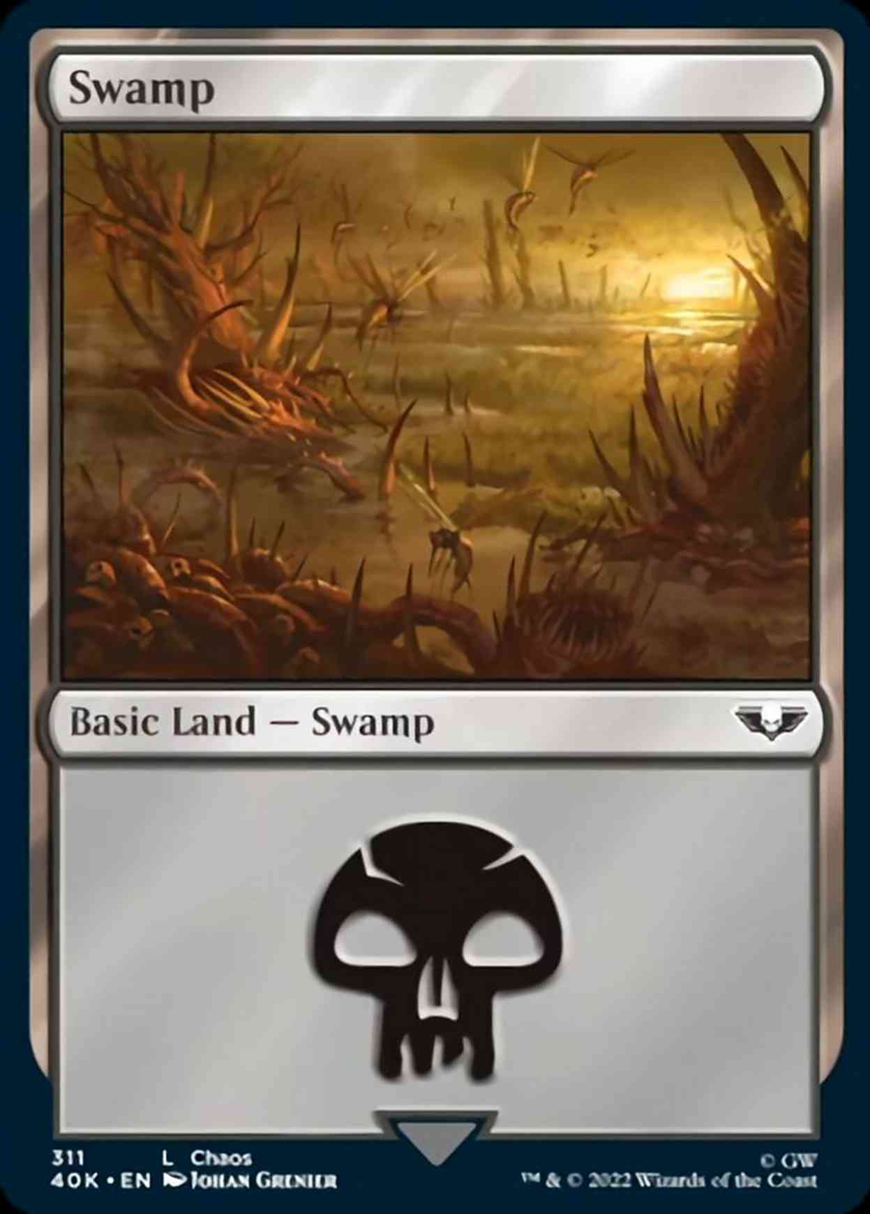 Swamp (311) magic card front