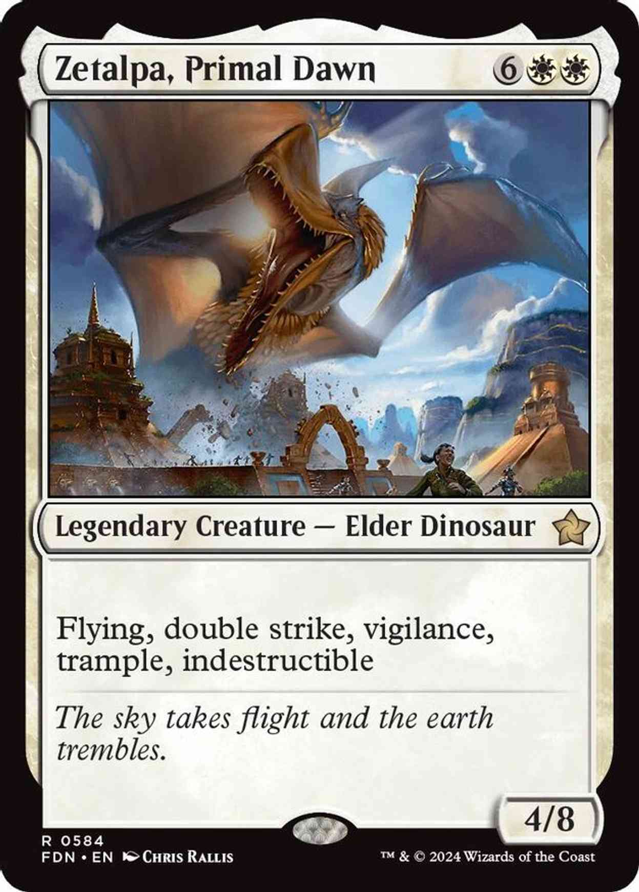 Zetalpa, Primal Dawn magic card front