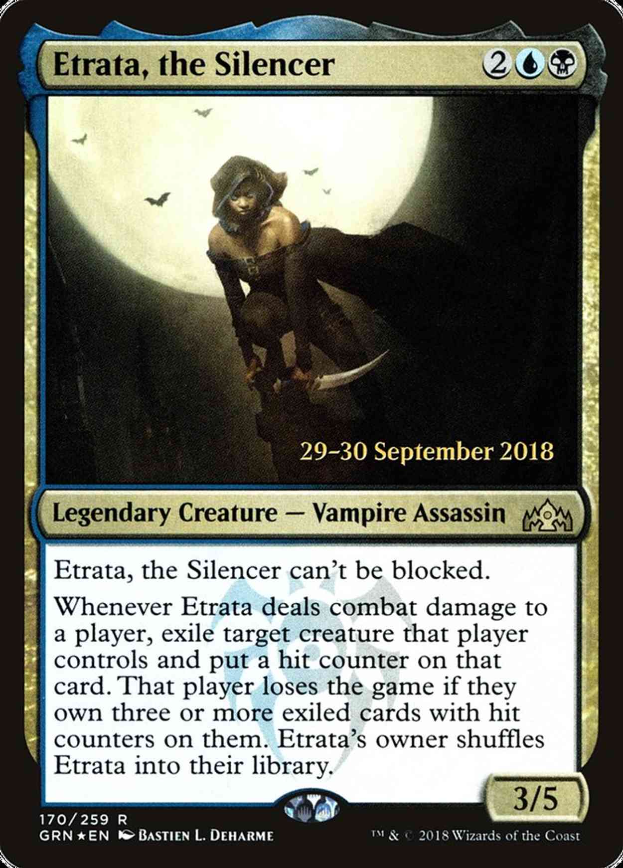 Etrata, The Silencer magic card front