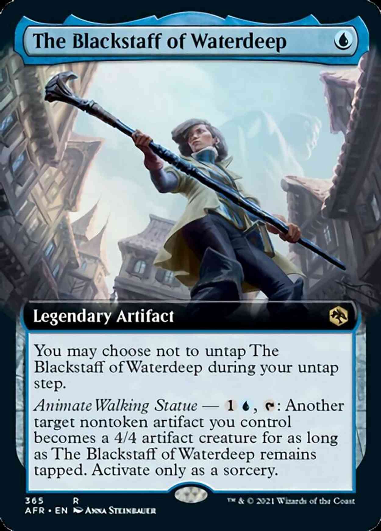 The Blackstaff of Waterdeep (Extended Art) magic card front