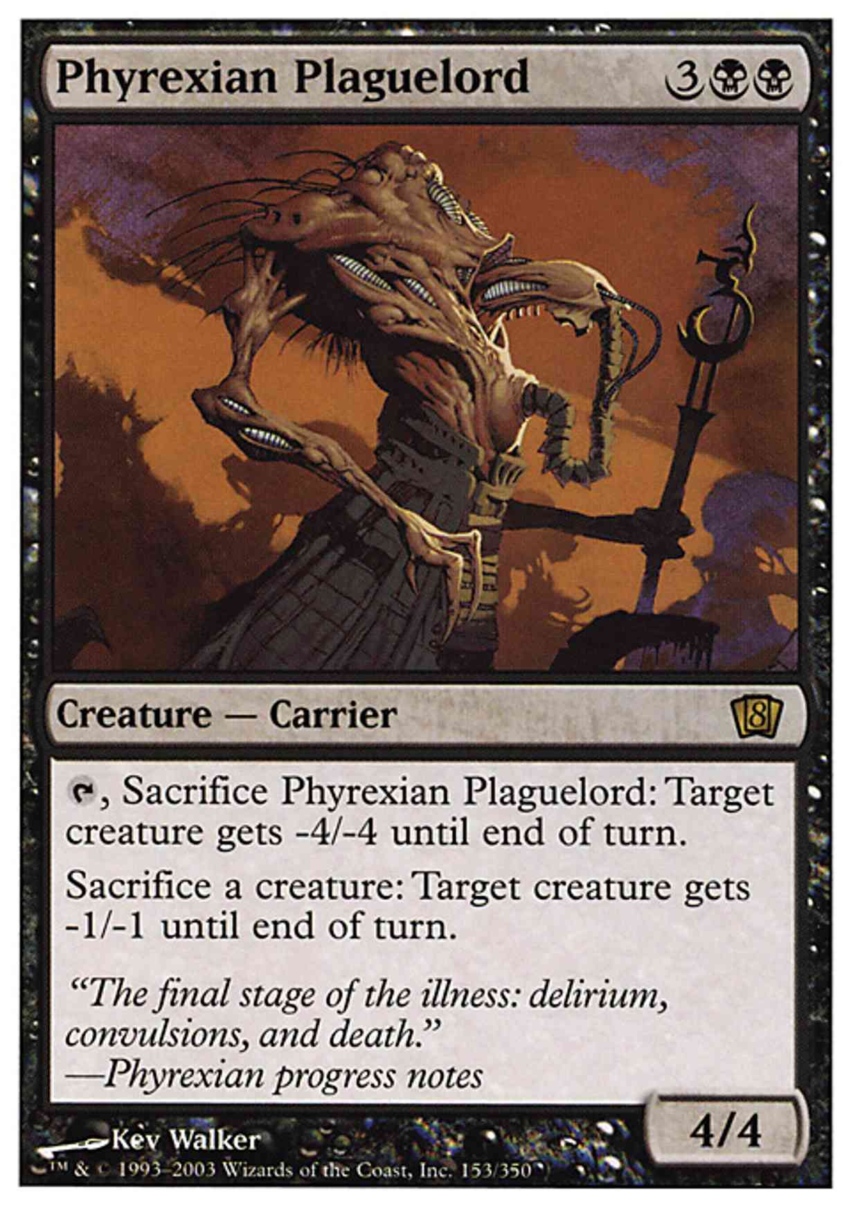 Phyrexian Plaguelord magic card front