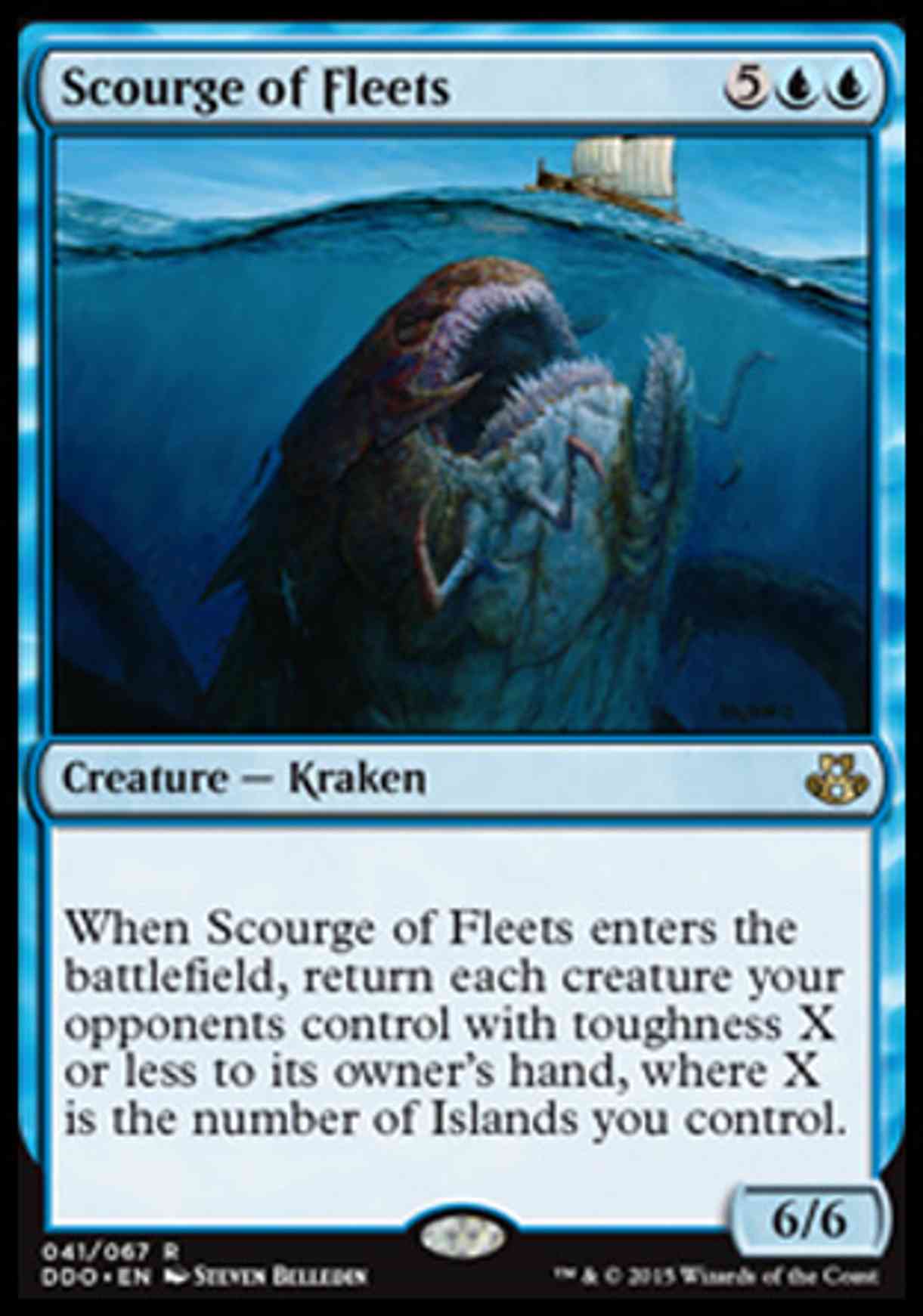 Scourge of Fleets magic card front