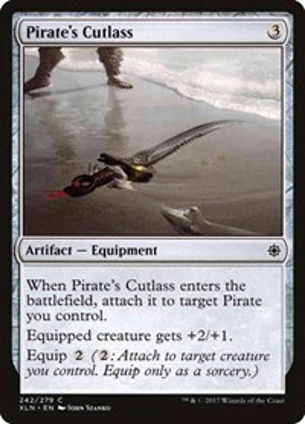 Pirate's Cutlass magic card front