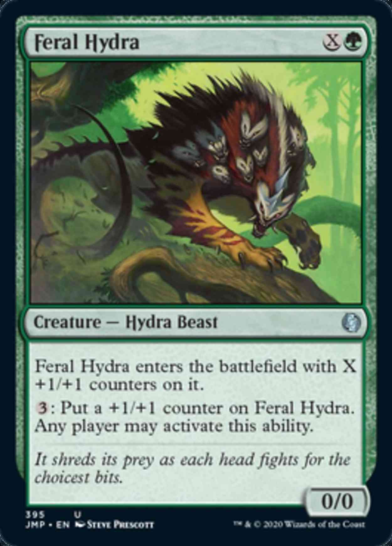Feral Hydra magic card front