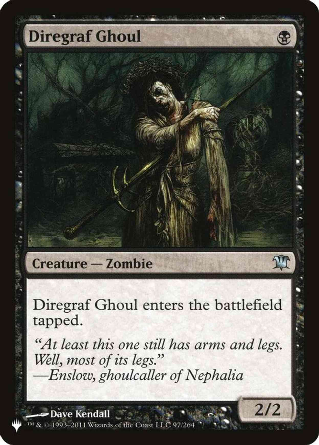 Diregraf Ghoul magic card front