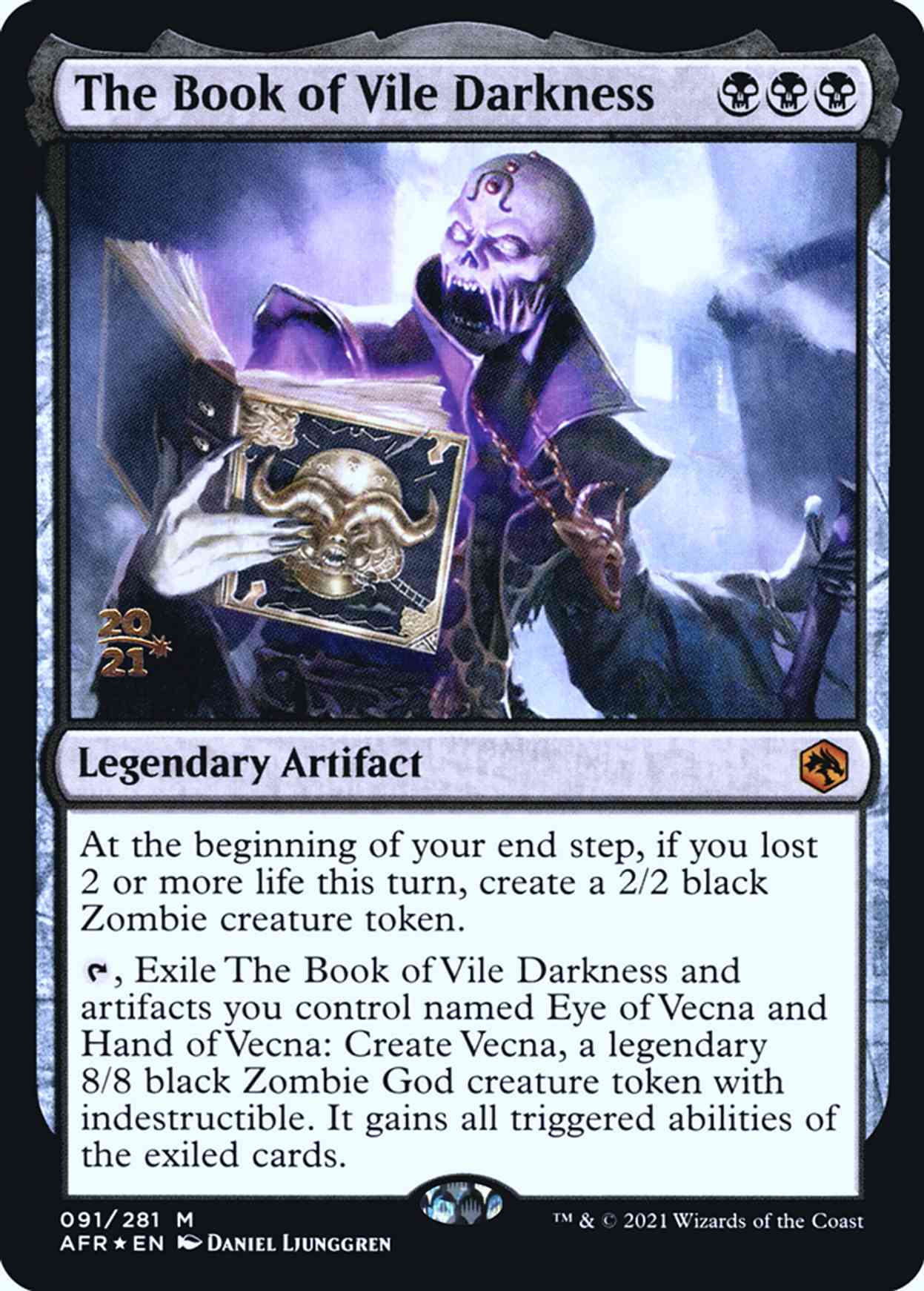 The Book of Vile Darkness magic card front