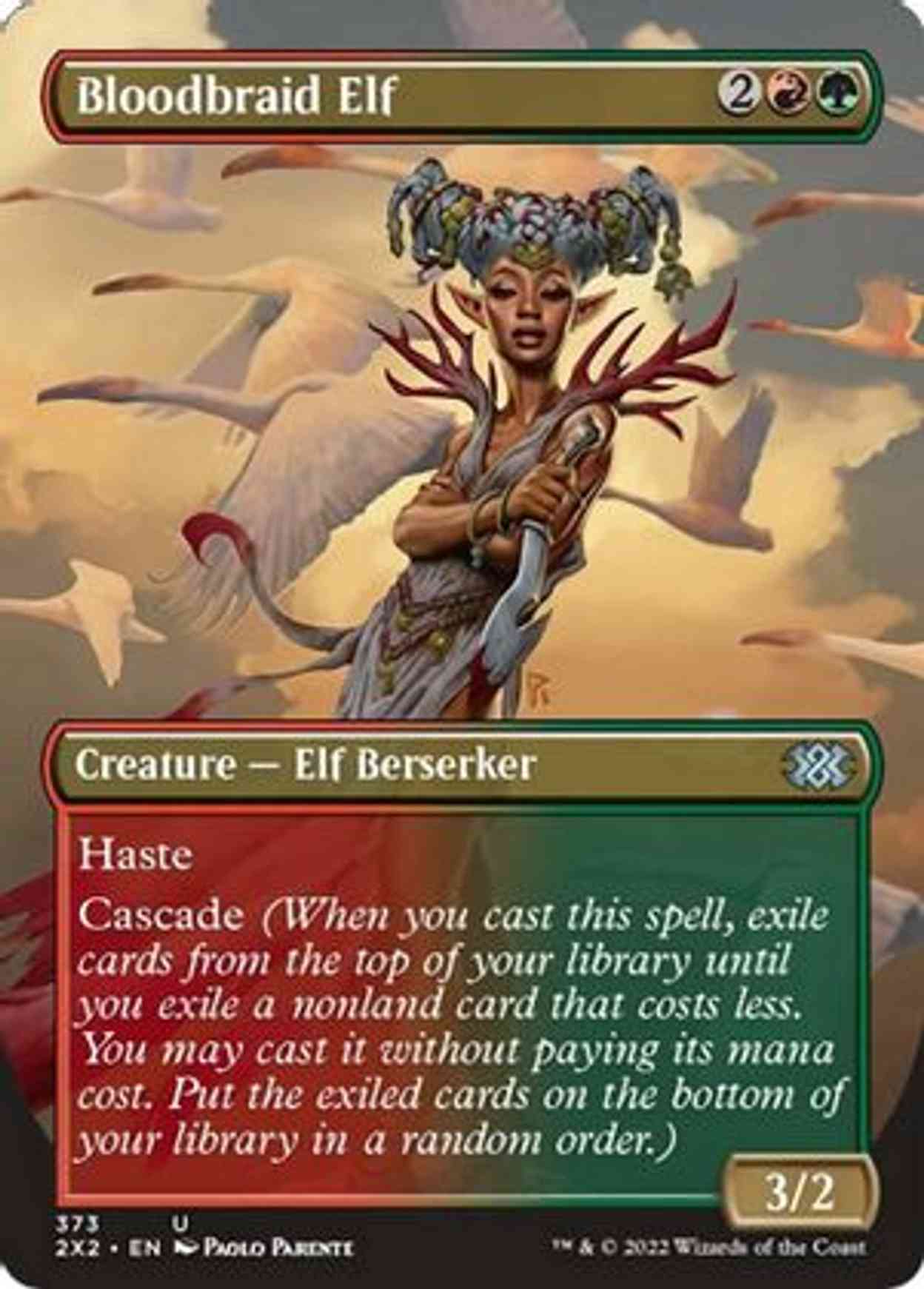 Bloodbraid Elf (Borderless) magic card front