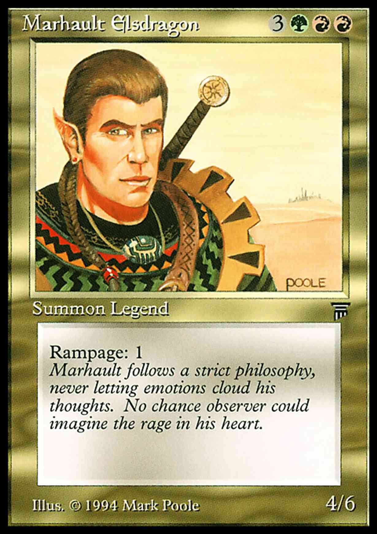 Marhault Elsdragon magic card front