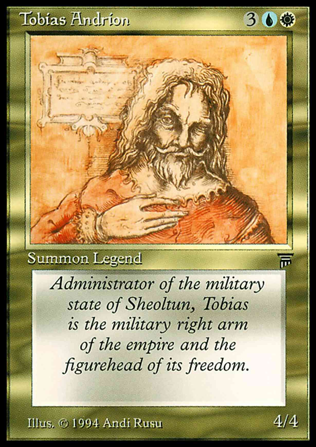 Tobias Andrion magic card front