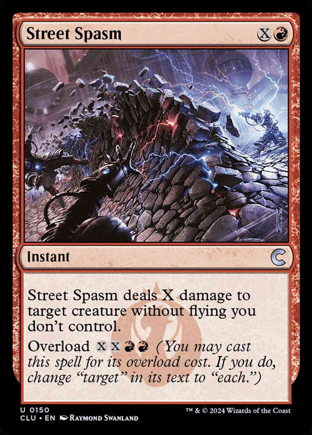 Street Spasm magic card front