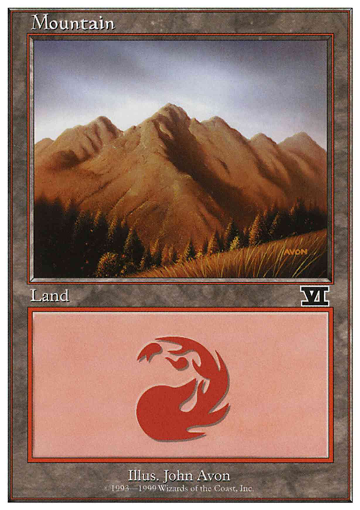 Mountain (119) magic card front