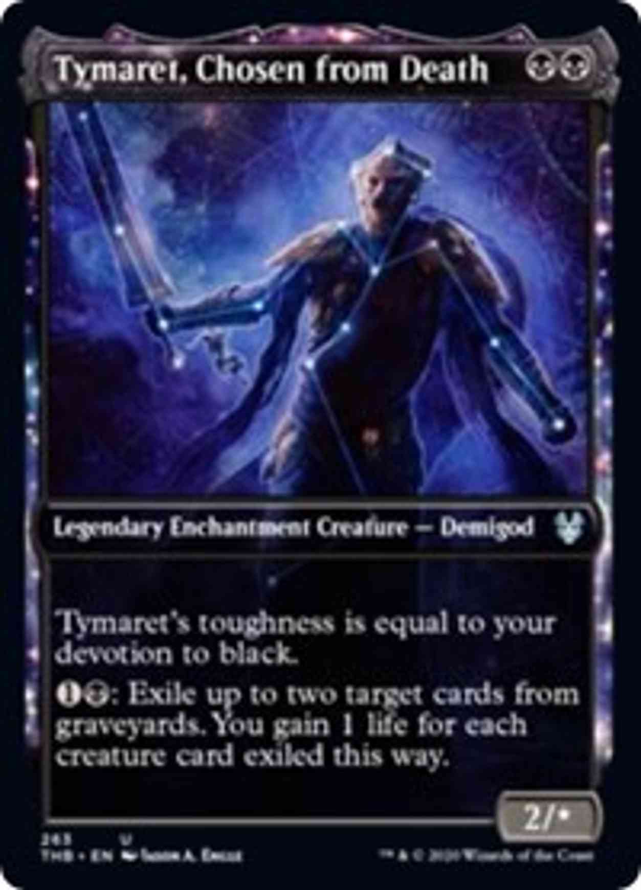 Tymaret, Chosen from Death (Showcase) magic card front