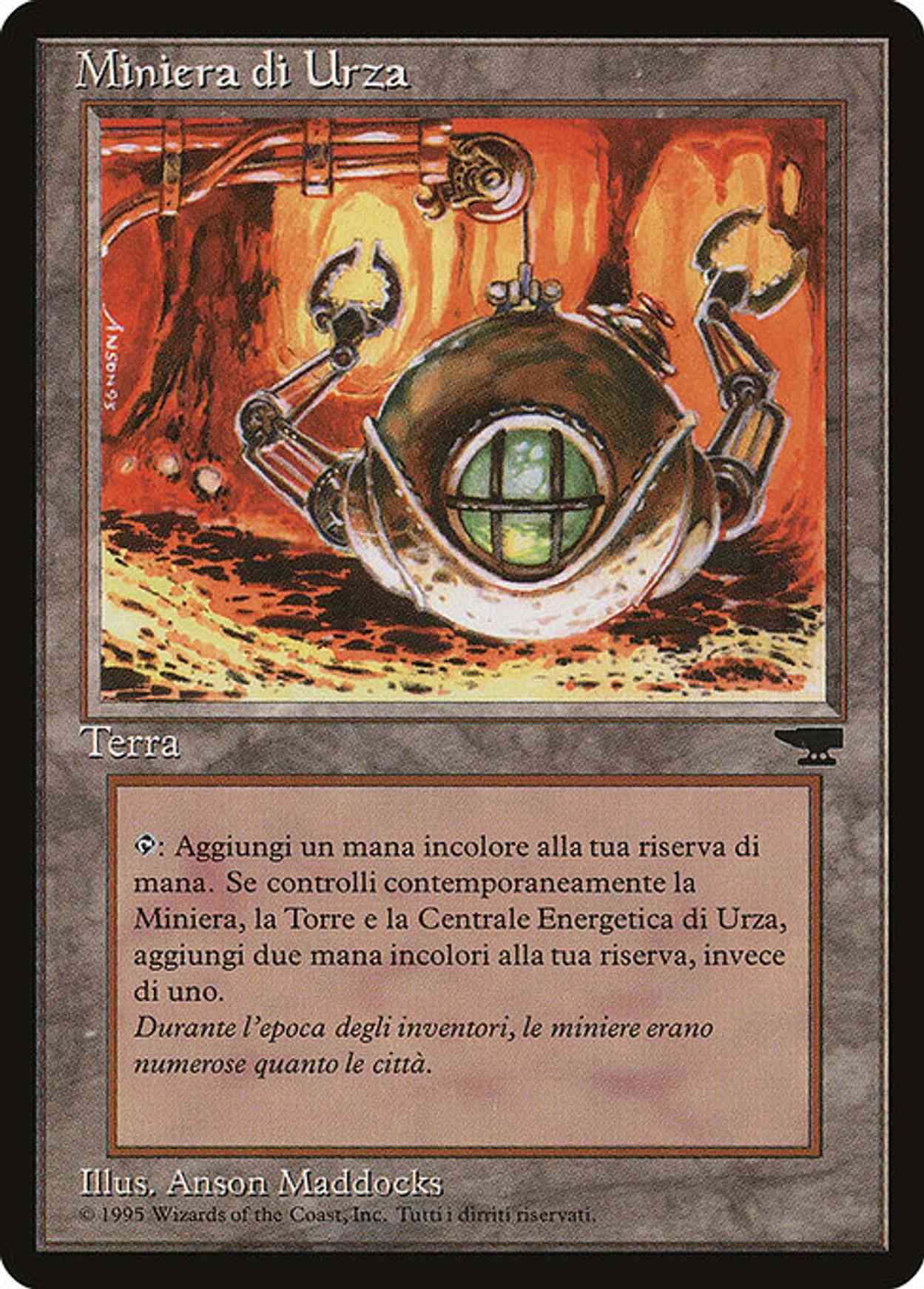 Urza's Mine (Clawed Sphere) (Italian) - "Miniera di Urza" magic card front