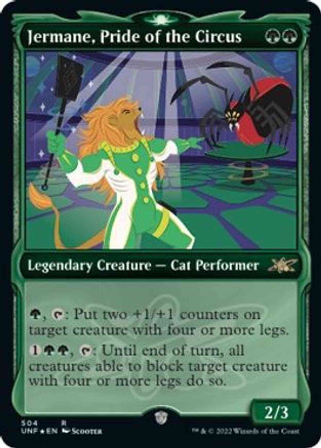 Jermane, Pride of the Circus (Showcase) (Galaxy Foil) magic card front