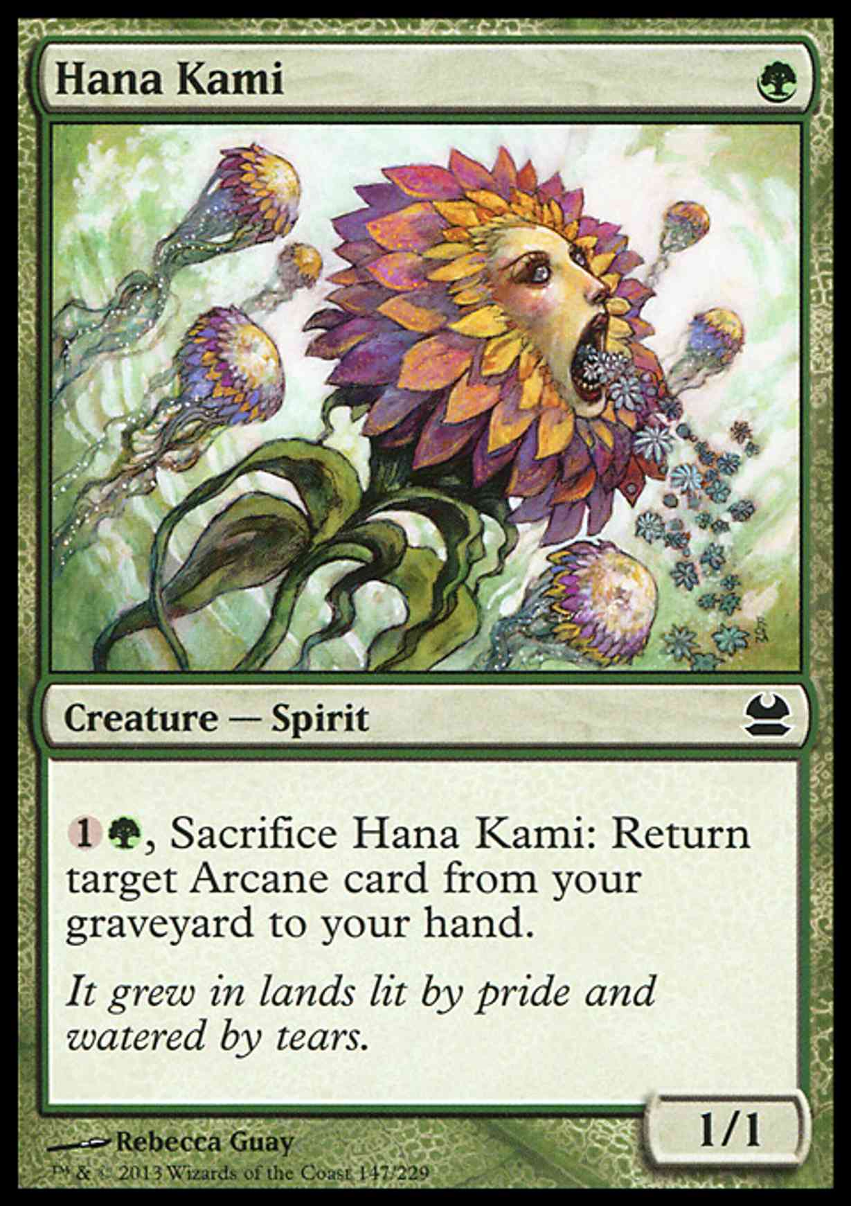 Hana Kami magic card front