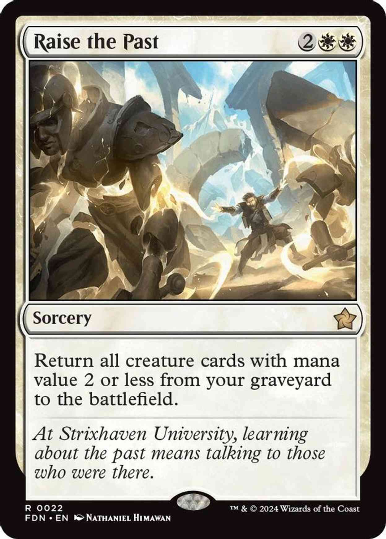 Raise the Past magic card front