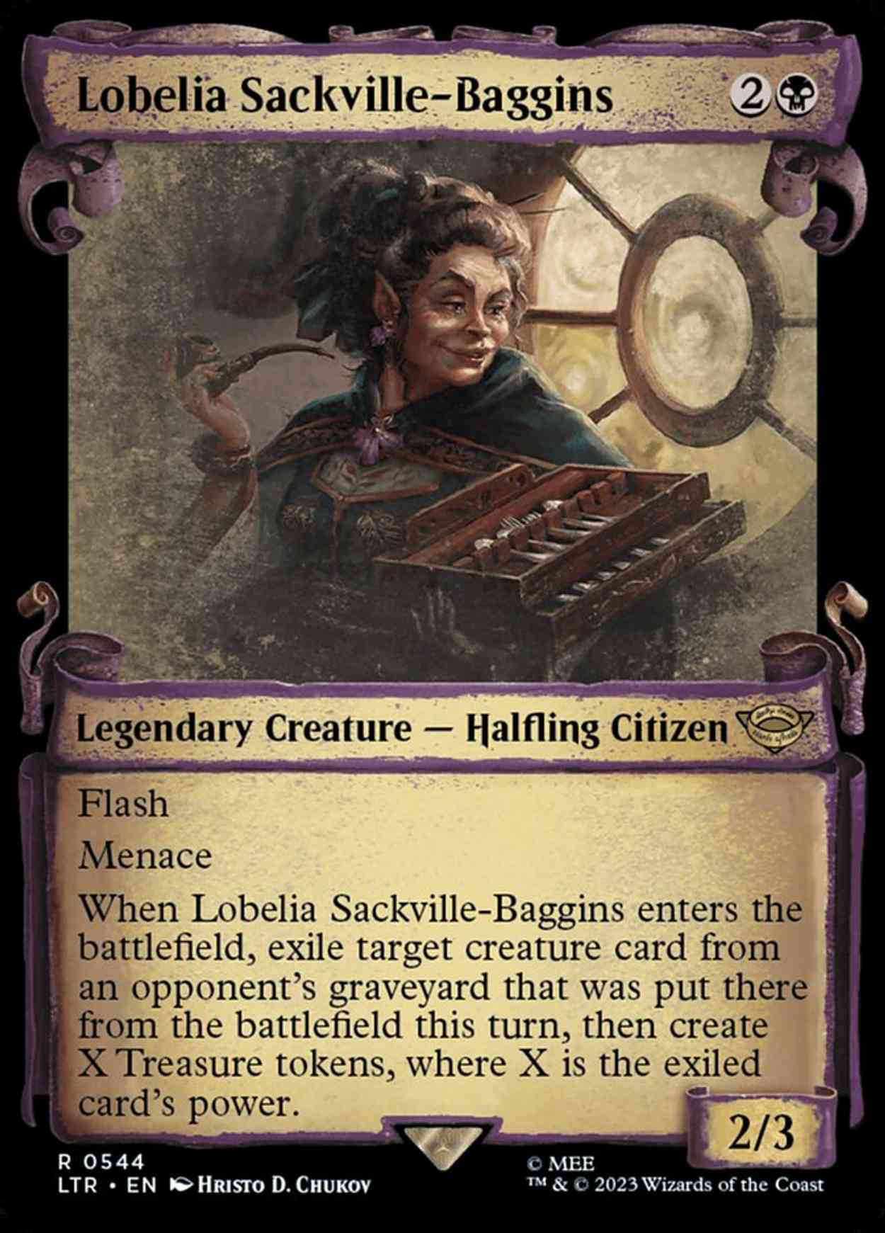 Lobelia Sackville-Baggins (Showcase Scrolls) magic card front