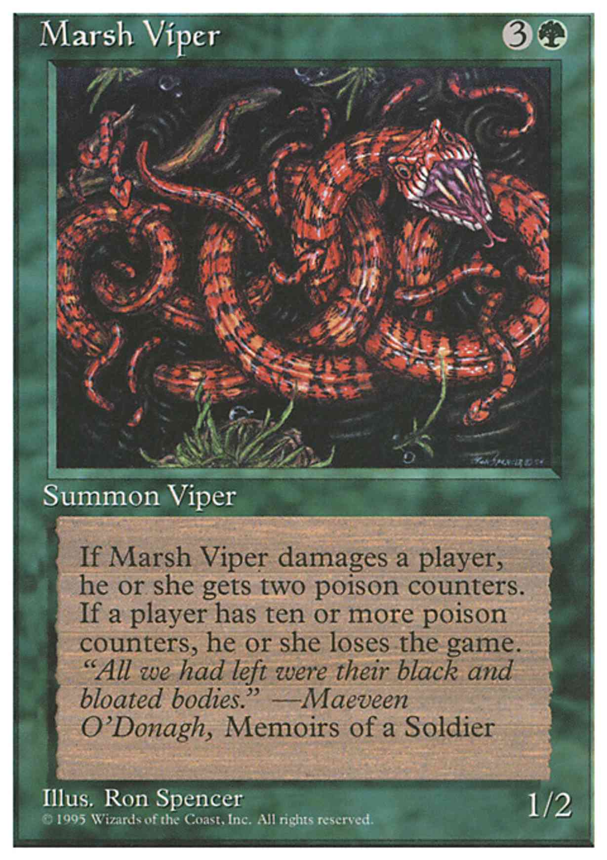 Marsh Viper magic card front