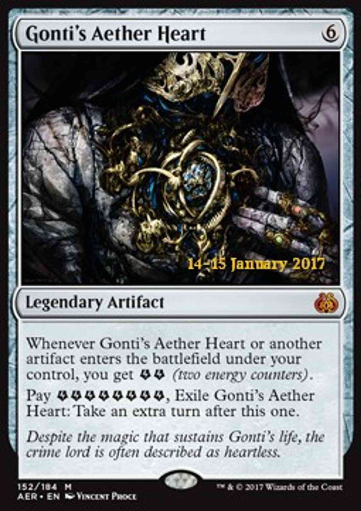 Gonti's Aether Heart magic card front