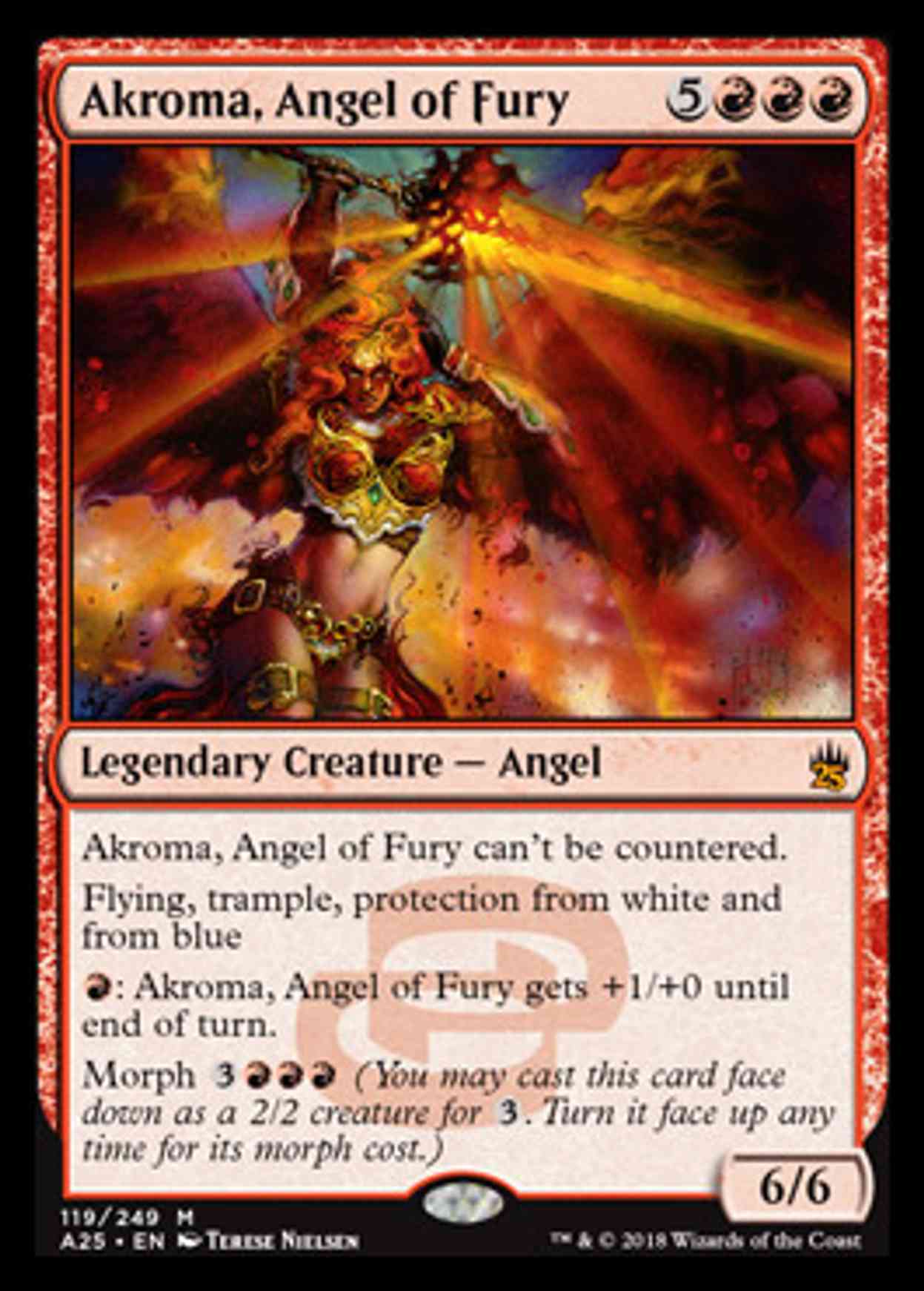 Akroma, Angel of Fury magic card front