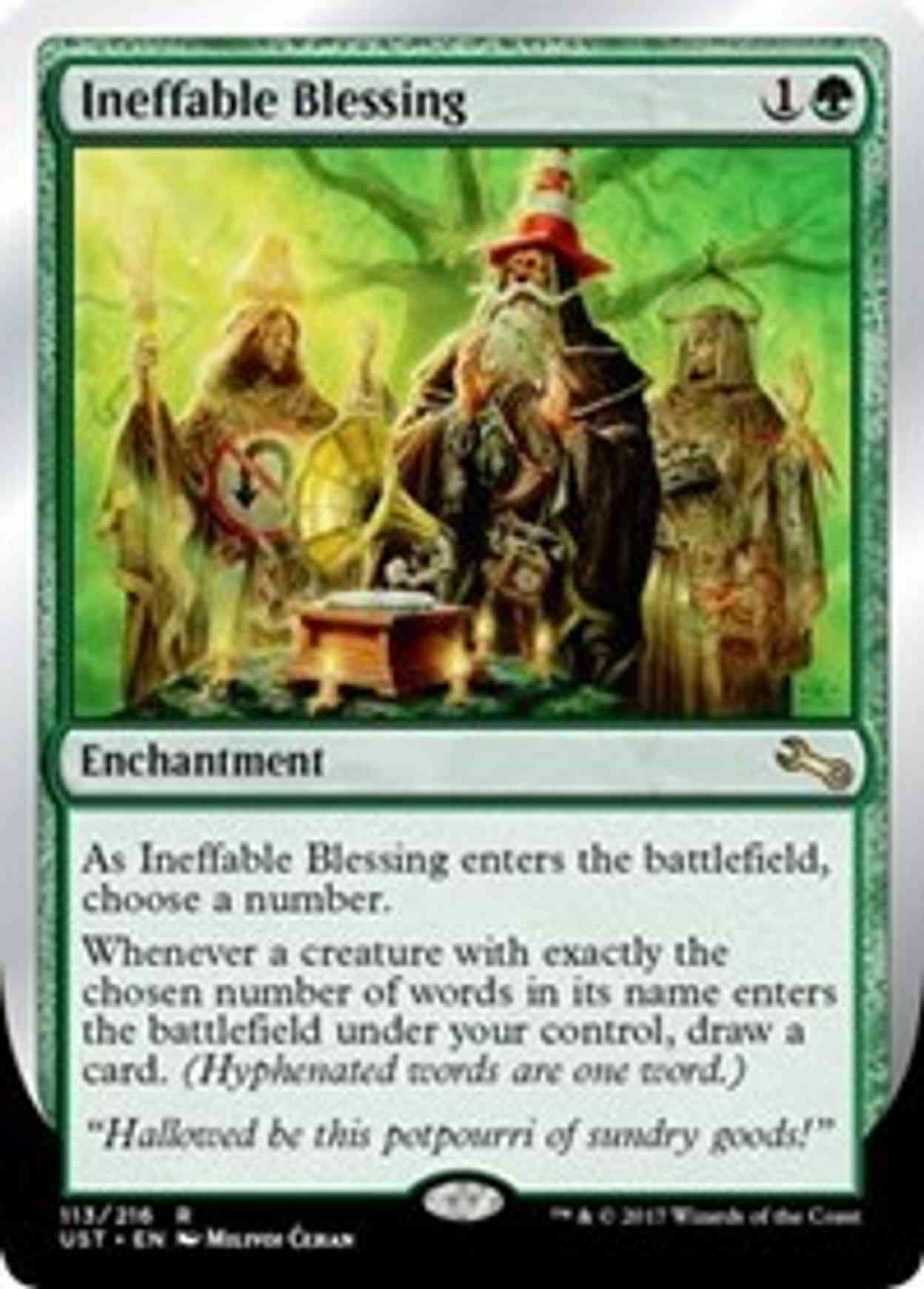 Ineffable Blessing (F) magic card front
