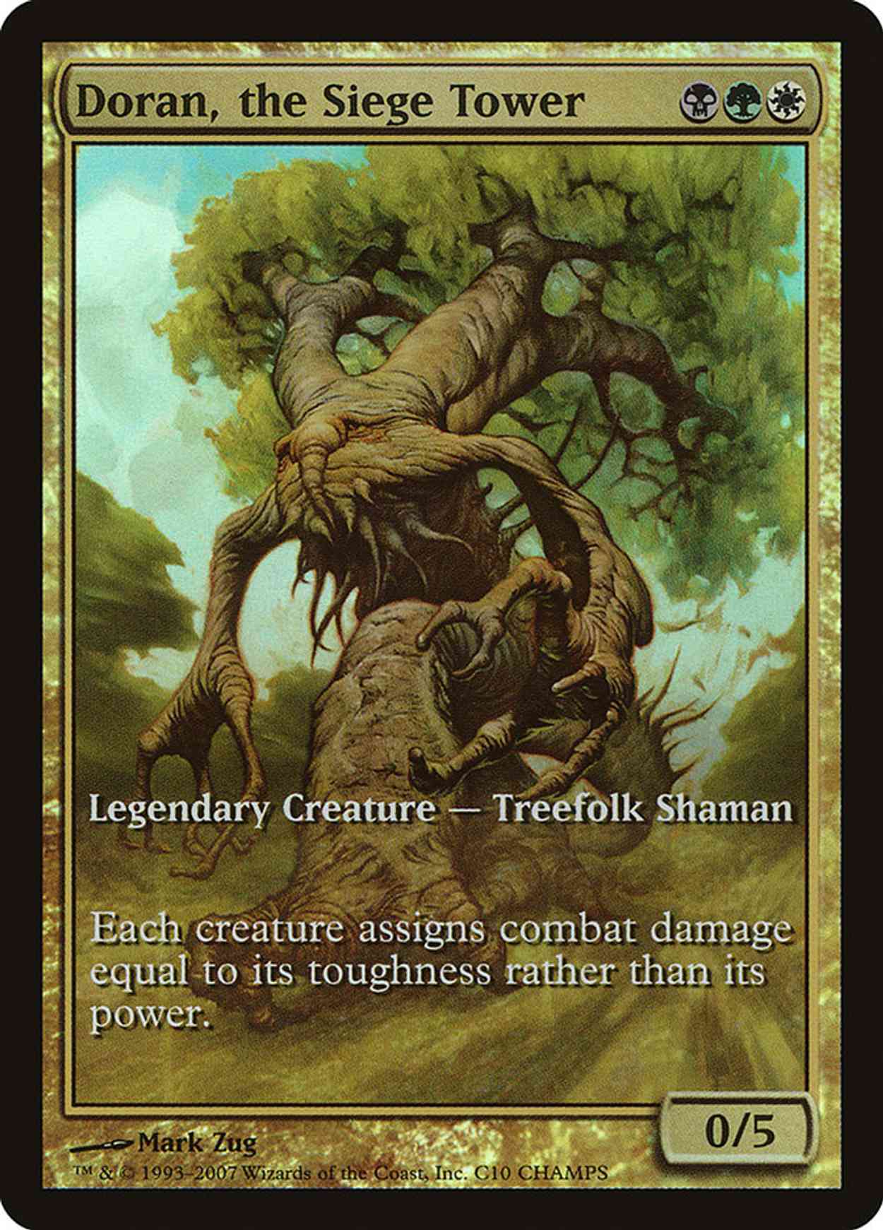 Doran, the Siege Tower magic card front