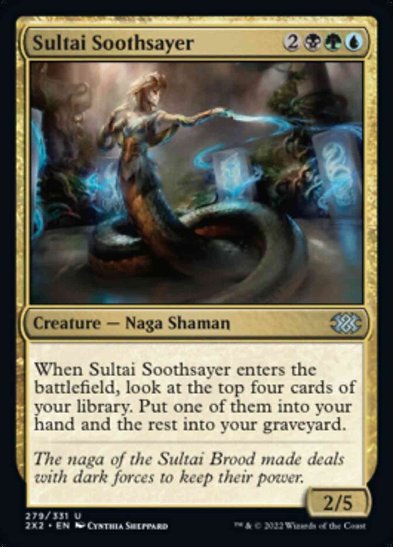 Sultai Soothsayer magic card front