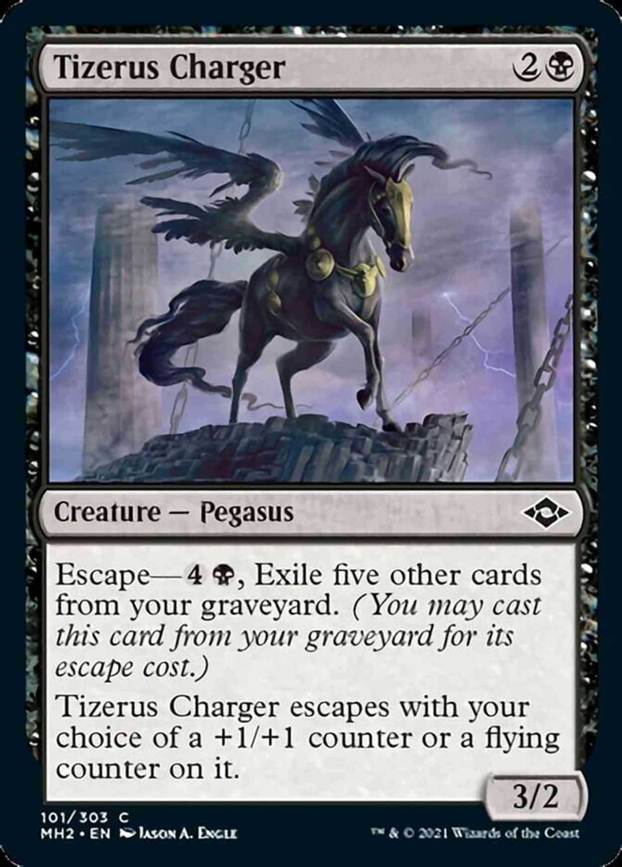Tizerus Charger magic card front