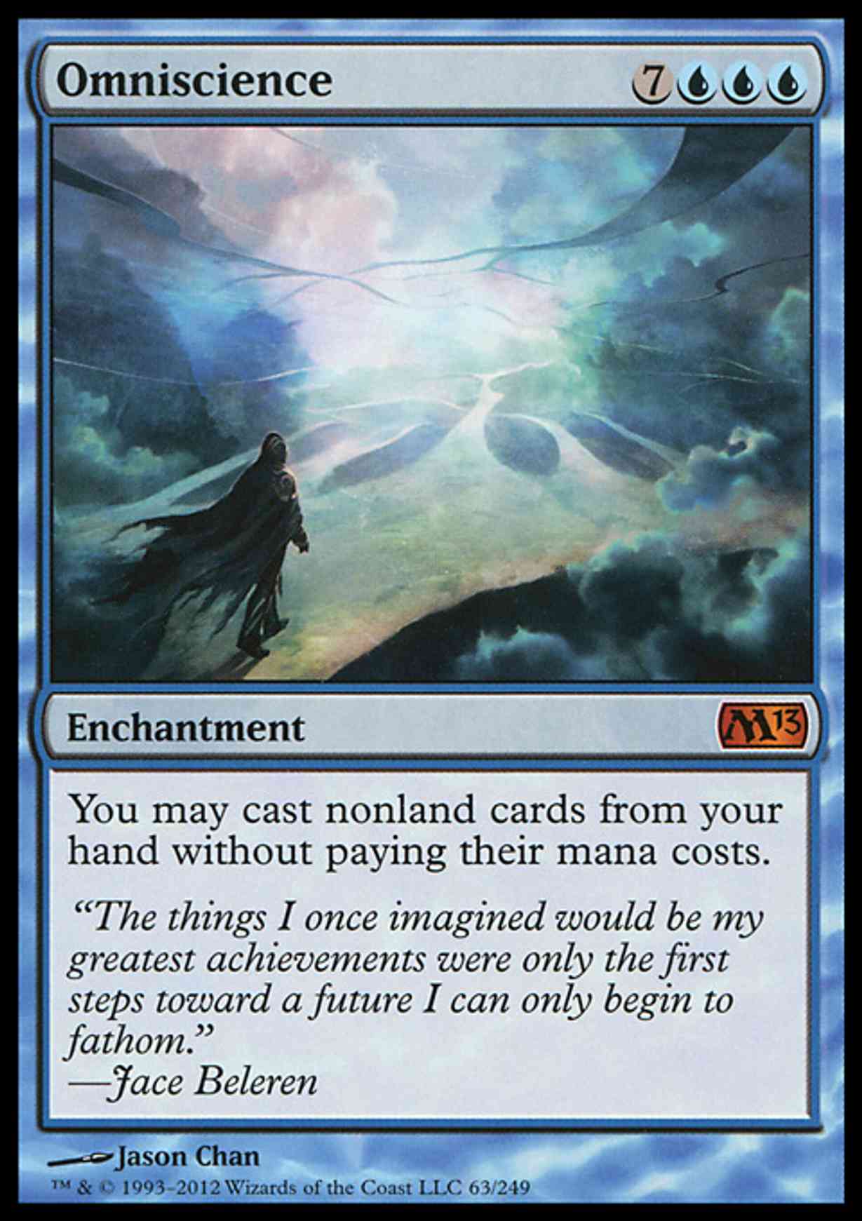 Omniscience magic card front