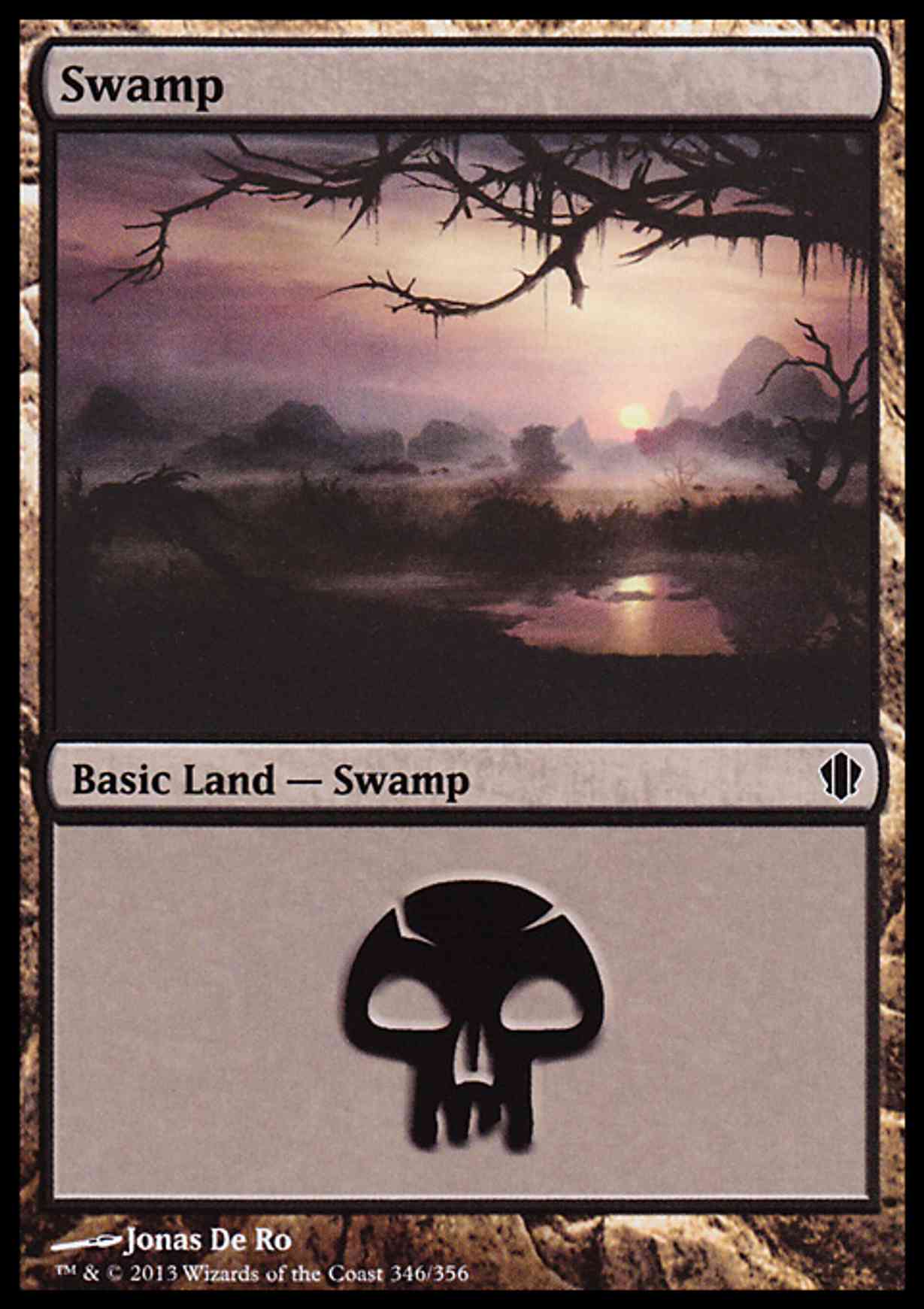 Swamp (346) magic card front