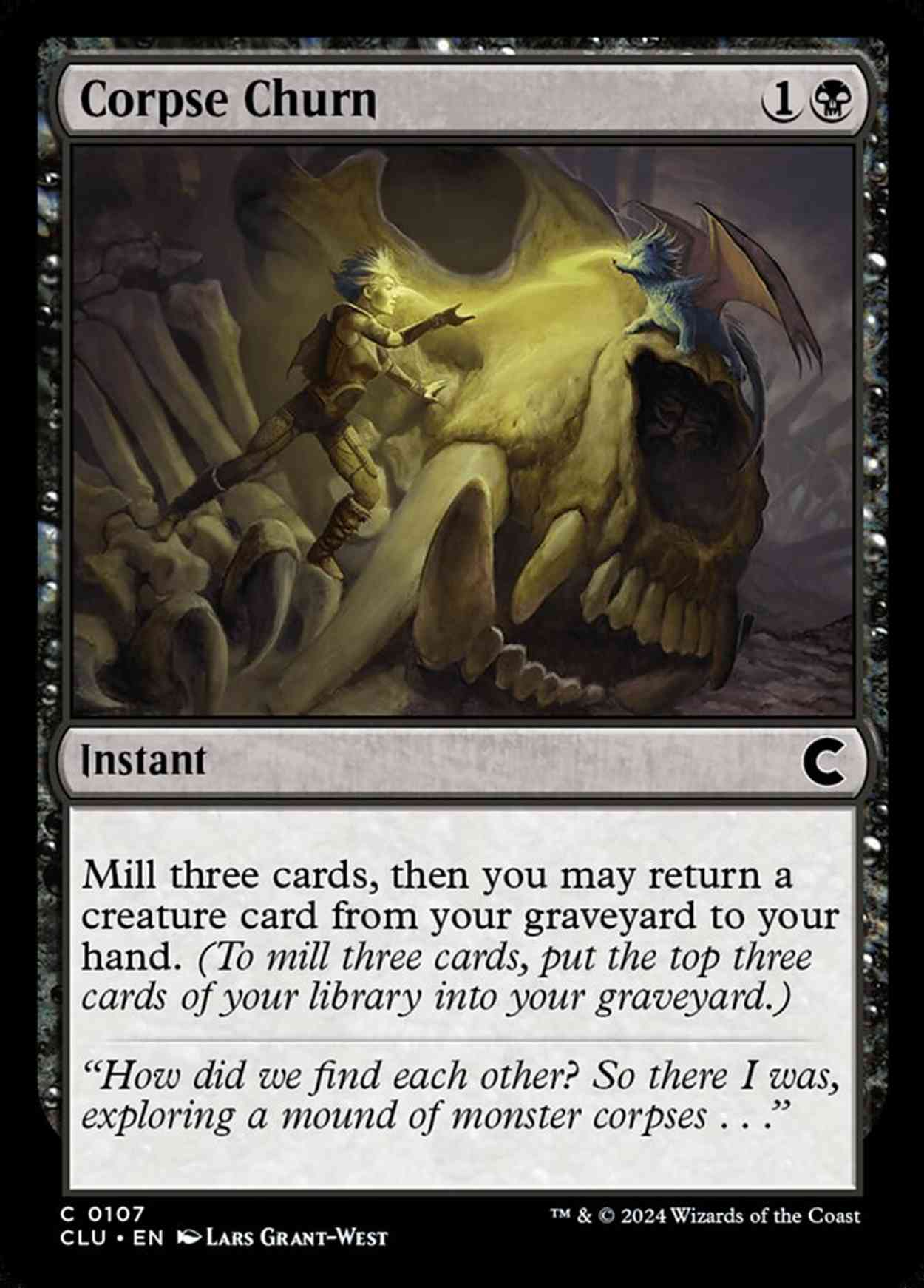 Corpse Churn magic card front