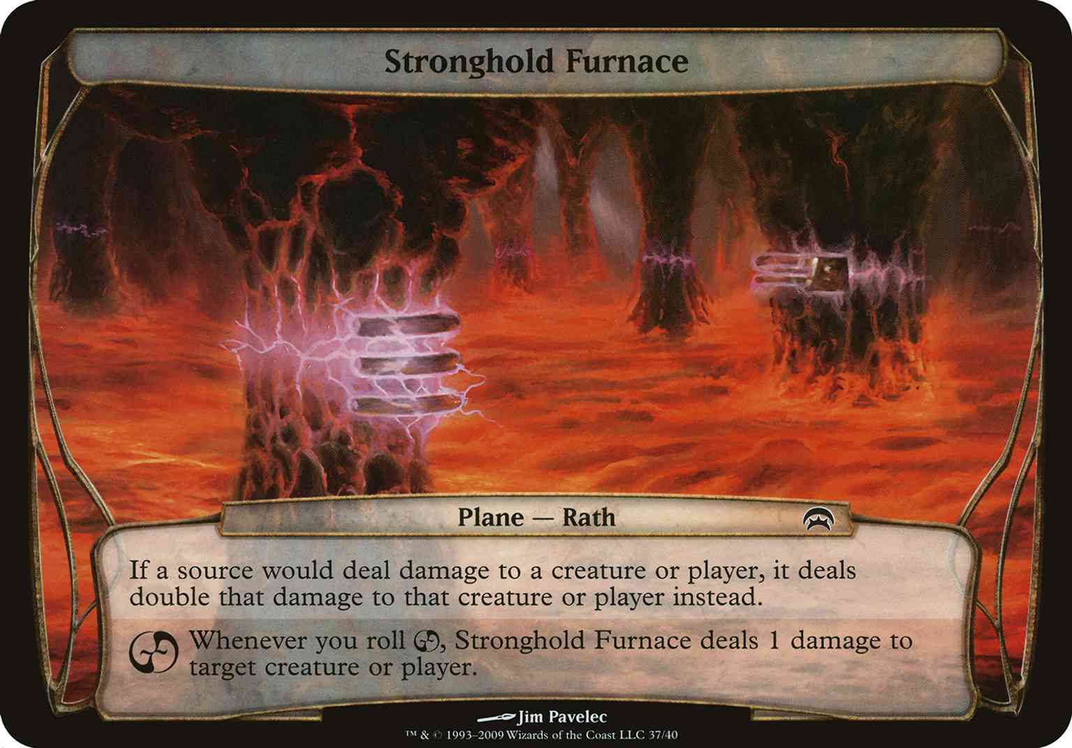 Stronghold Furnace (Planechase) magic card front