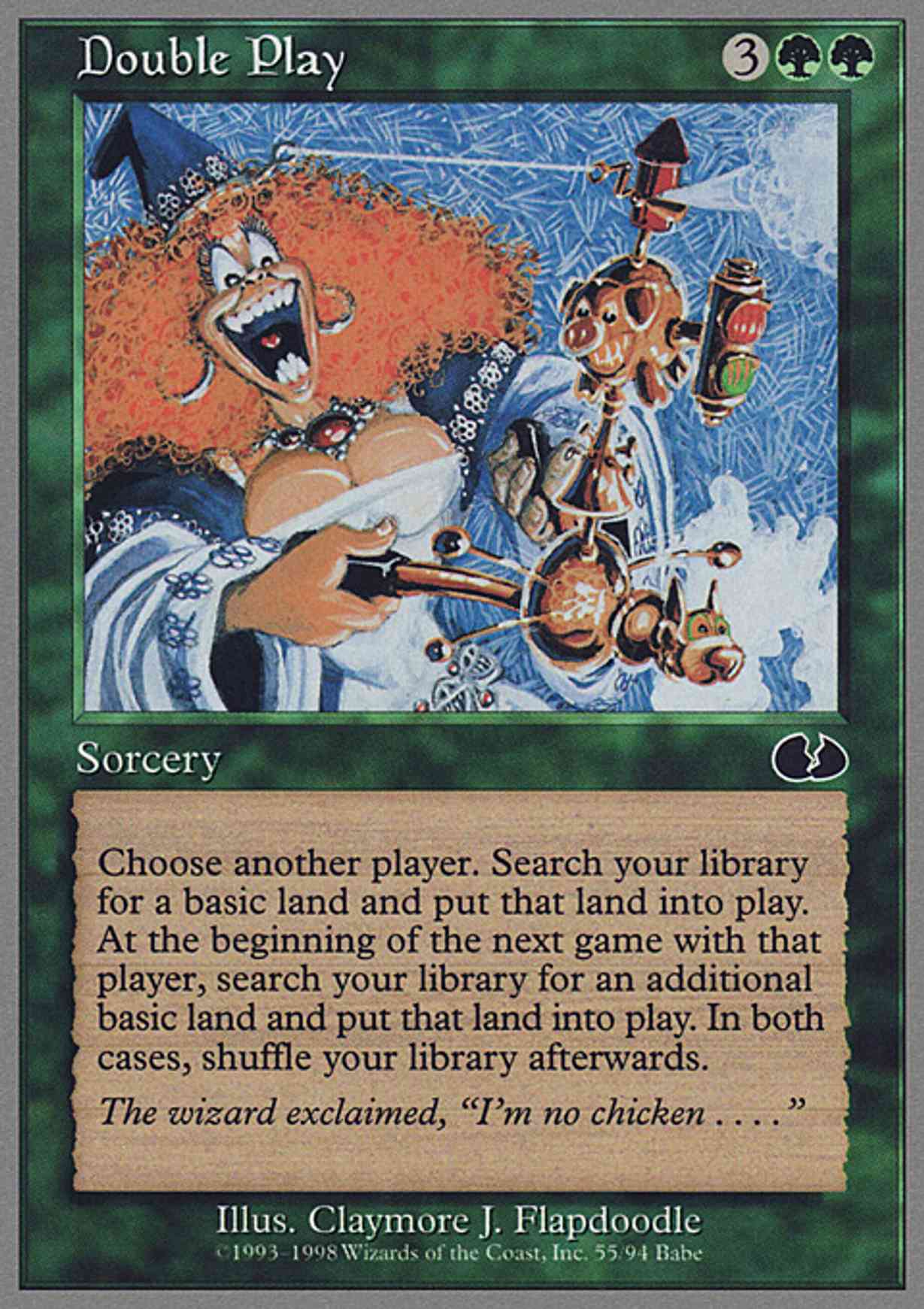 Double Play magic card front