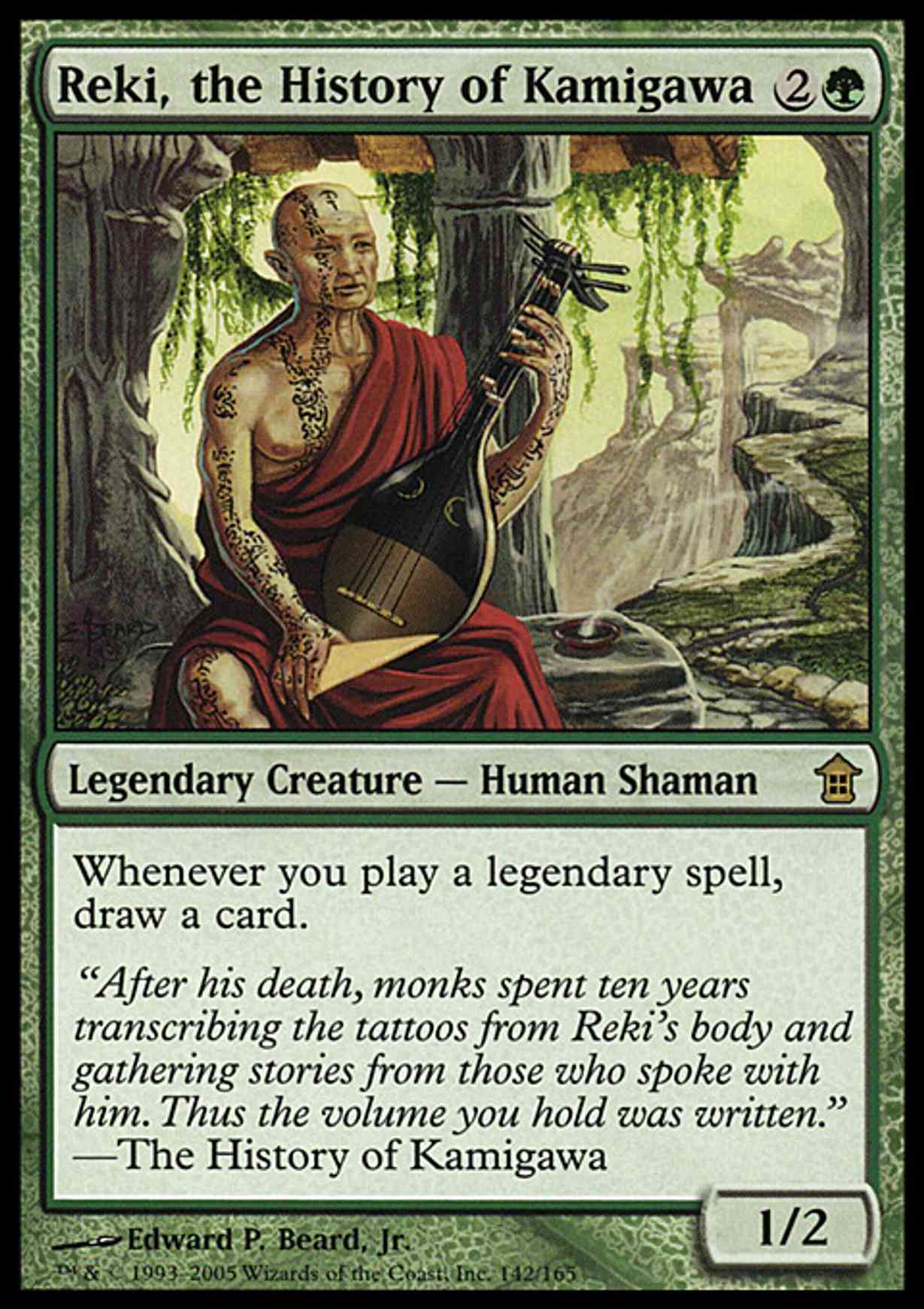 Reki, the History of Kamigawa magic card front