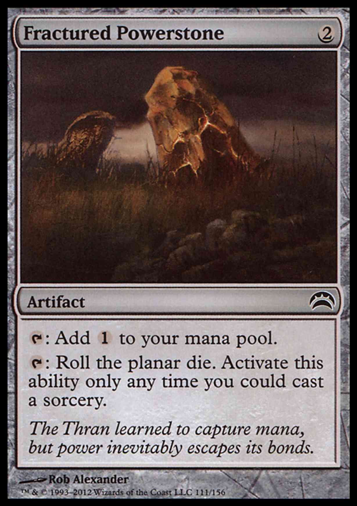 Fractured Powerstone magic card front