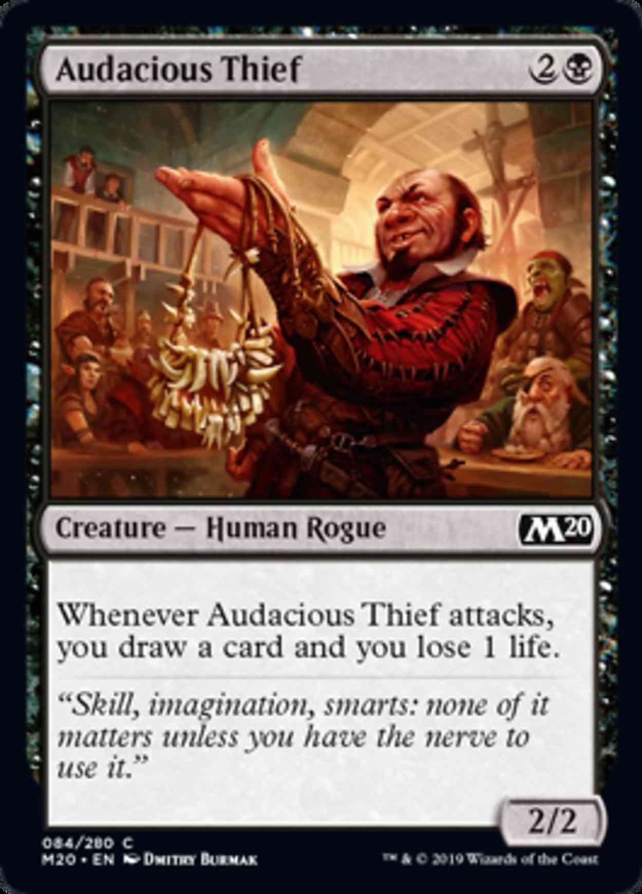 Audacious Thief magic card front
