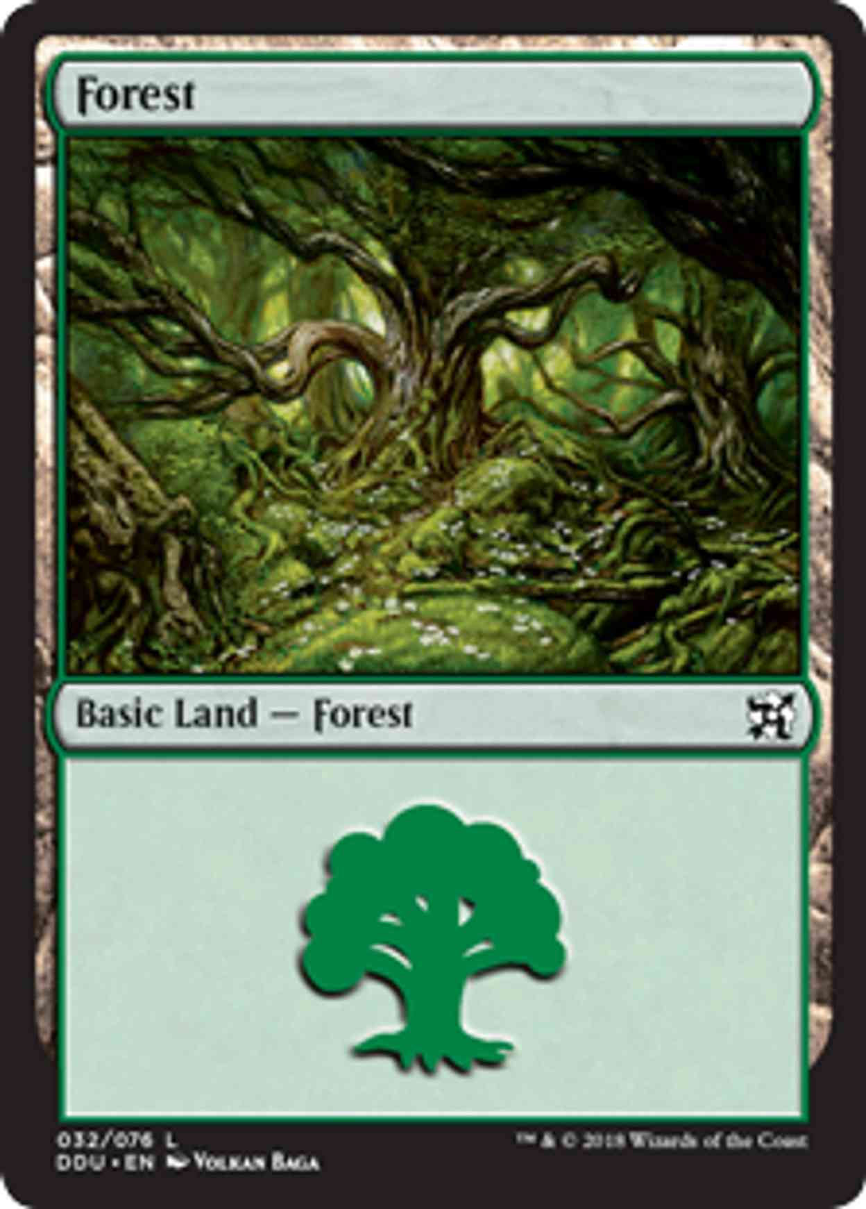 Forest (32) magic card front