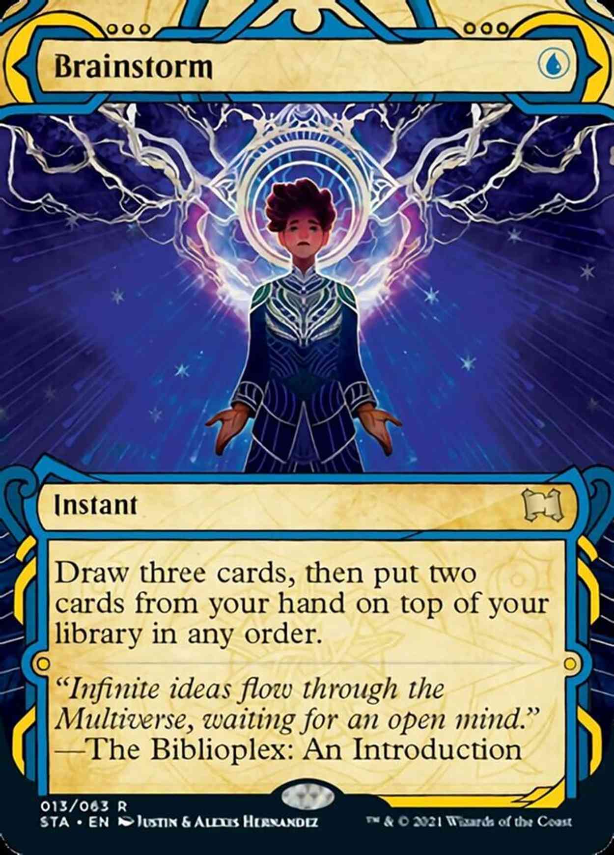 Brainstorm (Foil Etched) magic card front